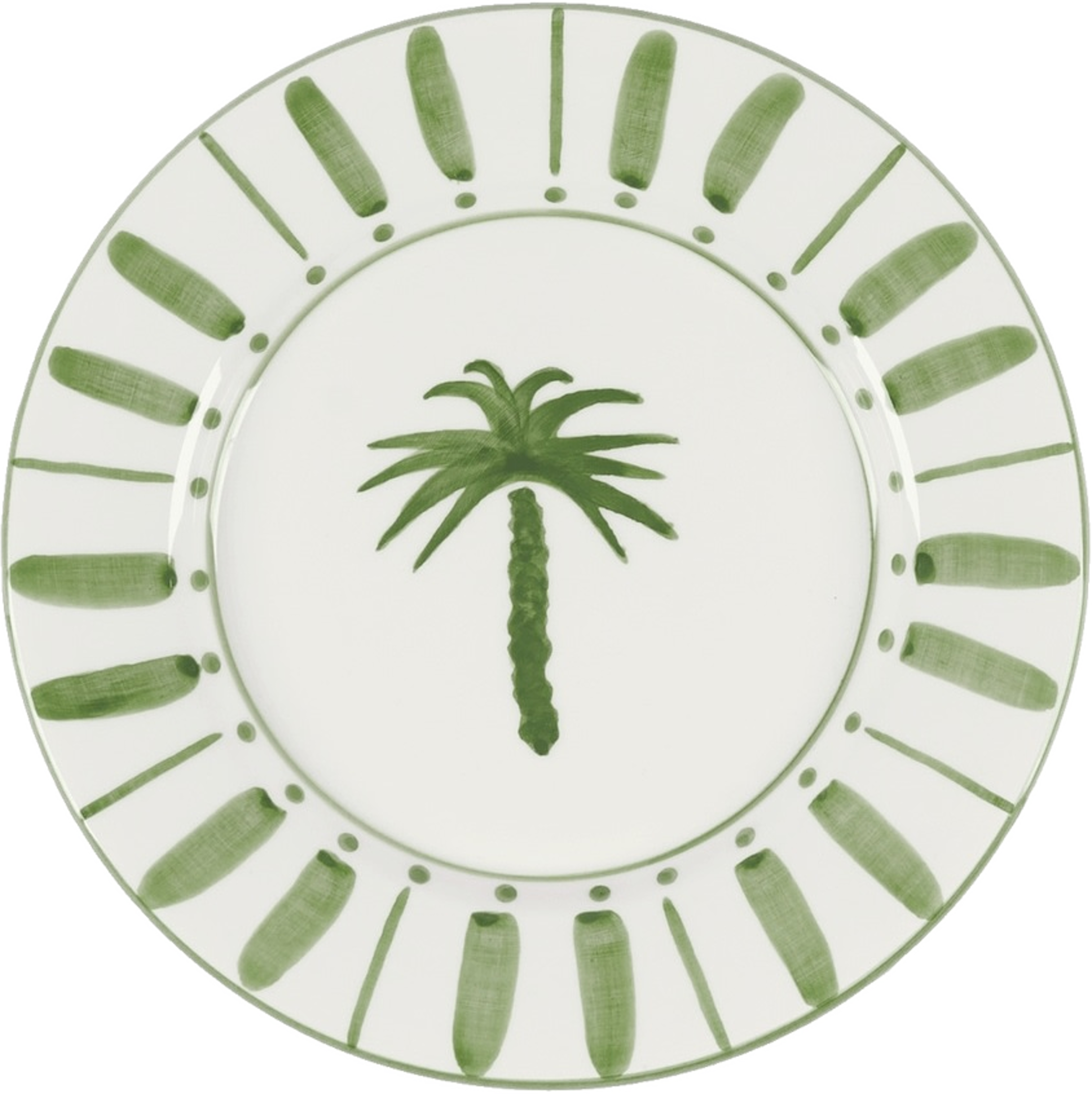 Cannes Assiett - 22 Cm, från Pick A Poppy, i färgen green. Klicka för att öppna bilden i stort format