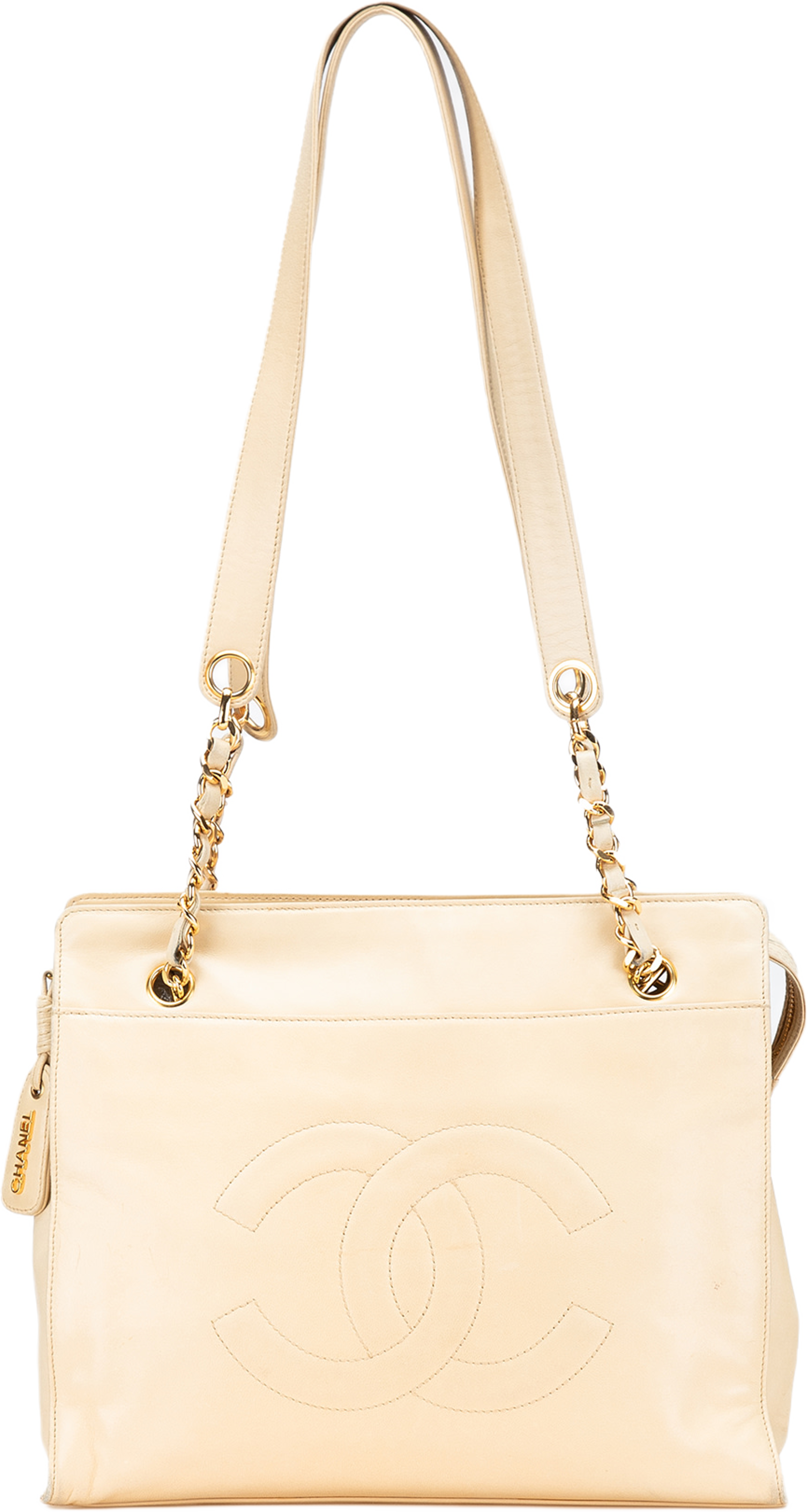Chanel Cc Lambskin Chain Tote