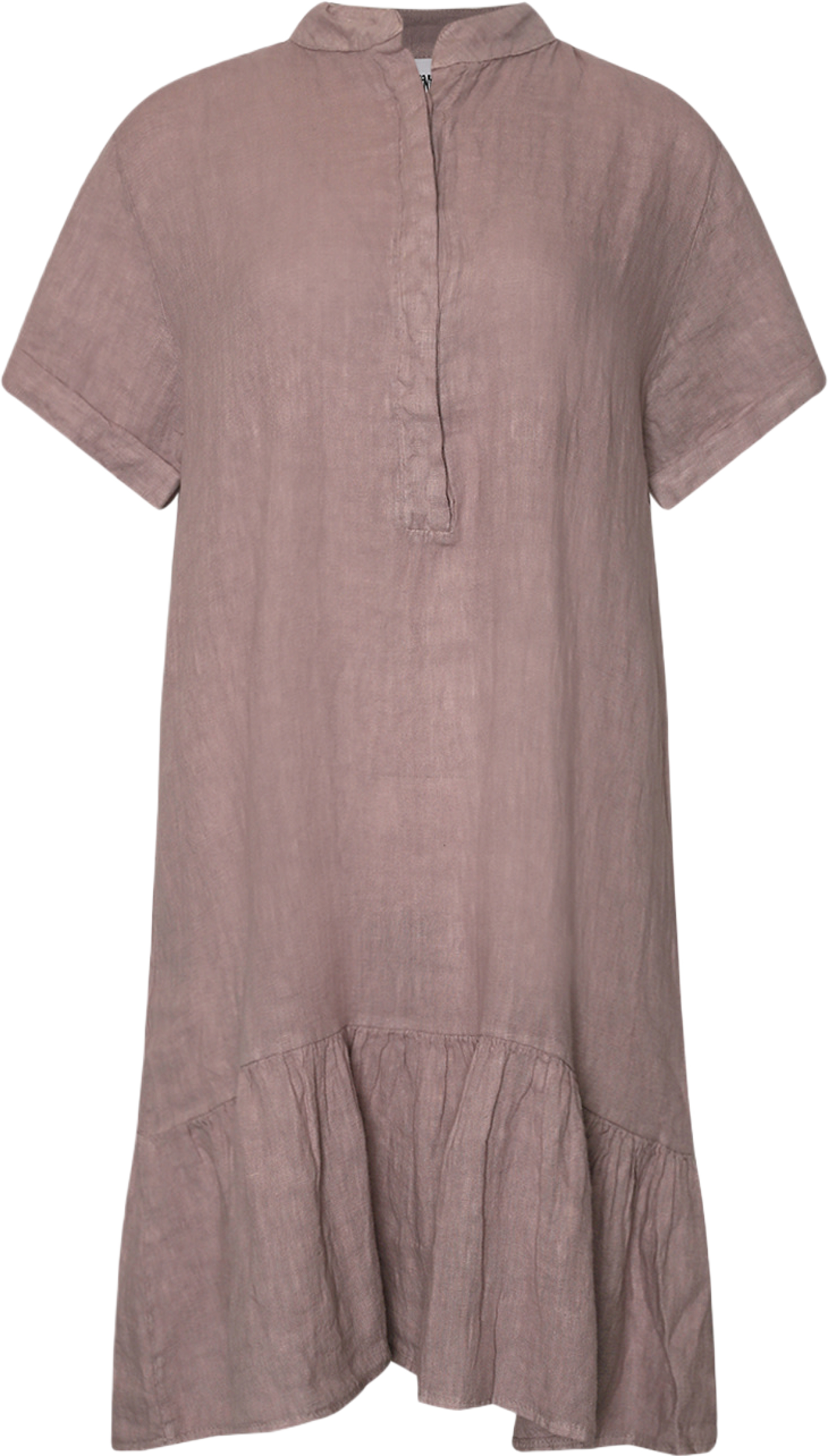 Epsi, Short Dress, Linen - Dust Lavender