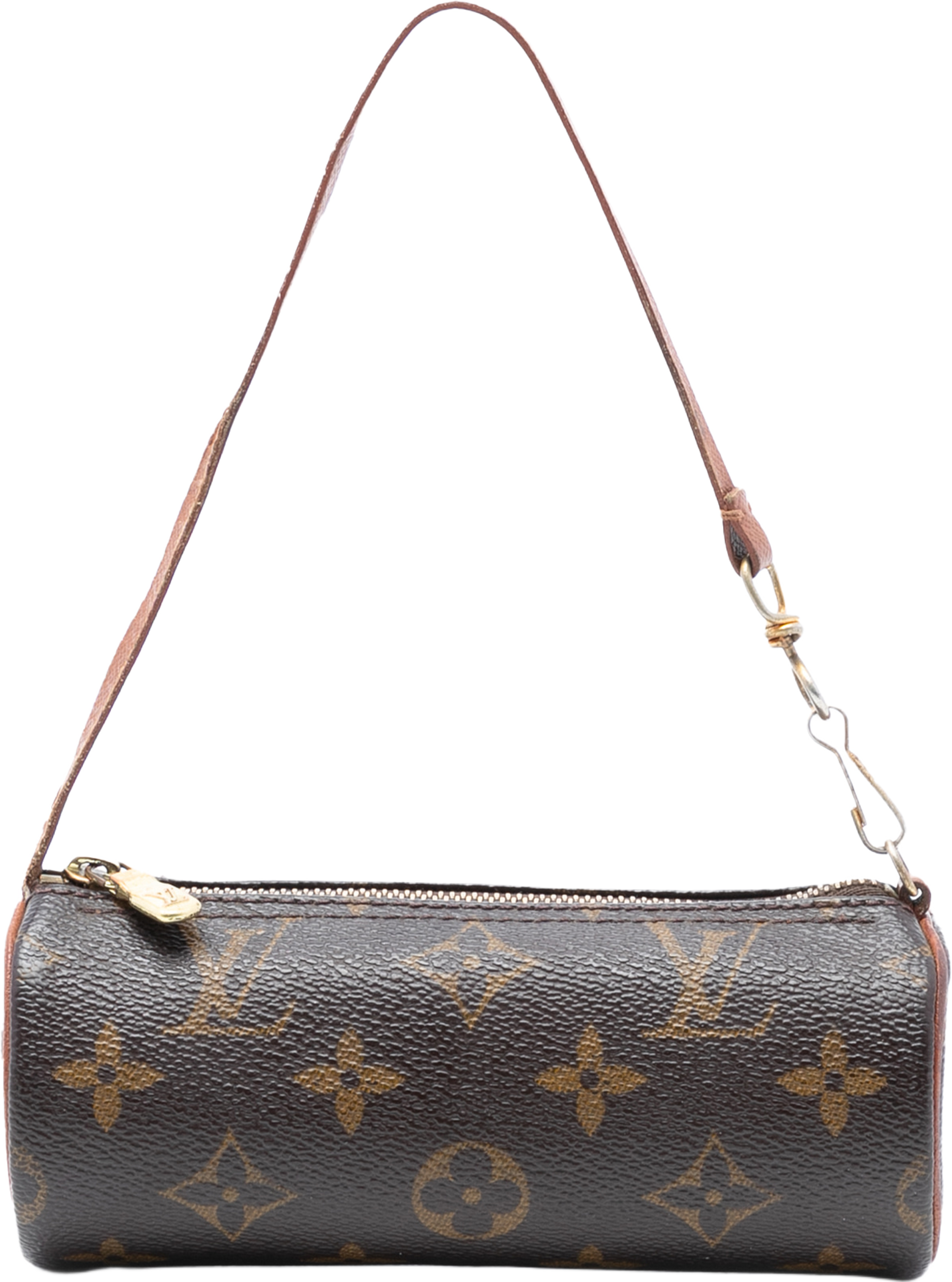 Louis Vuitton Monogram Papillon Pochette, från Luxclusif, i färgen brown. Klicka för att öppna bilden i stort format