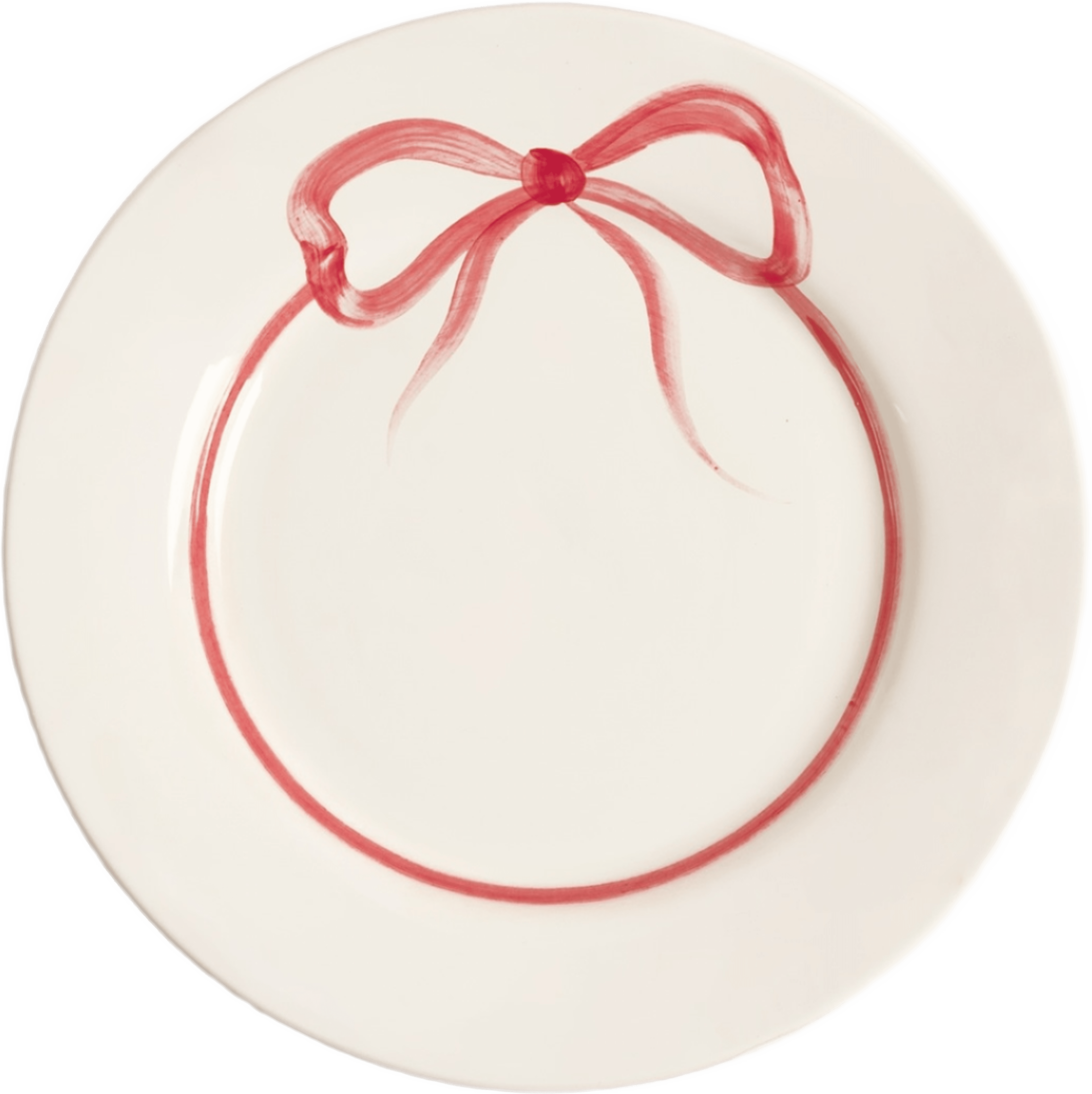 Bow Tallrik - 28 Cm, från Pick A Poppy, i färgen dark pink. Klicka för att öppna bilden i stort format