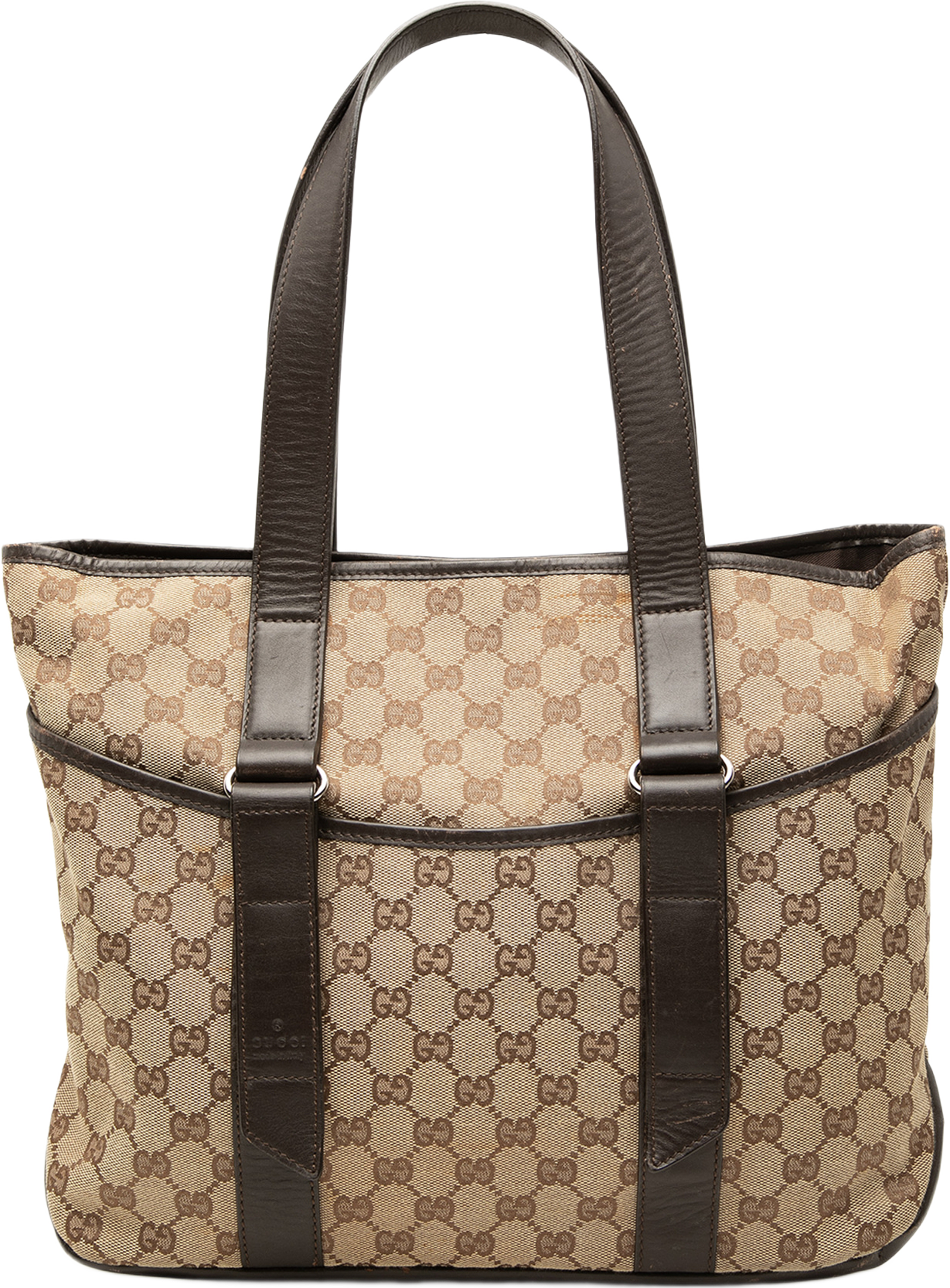 Gucci Gg Canvas Tote, från Luxclusif, i färgen beige. Klicka för att öppna bilden i stort format