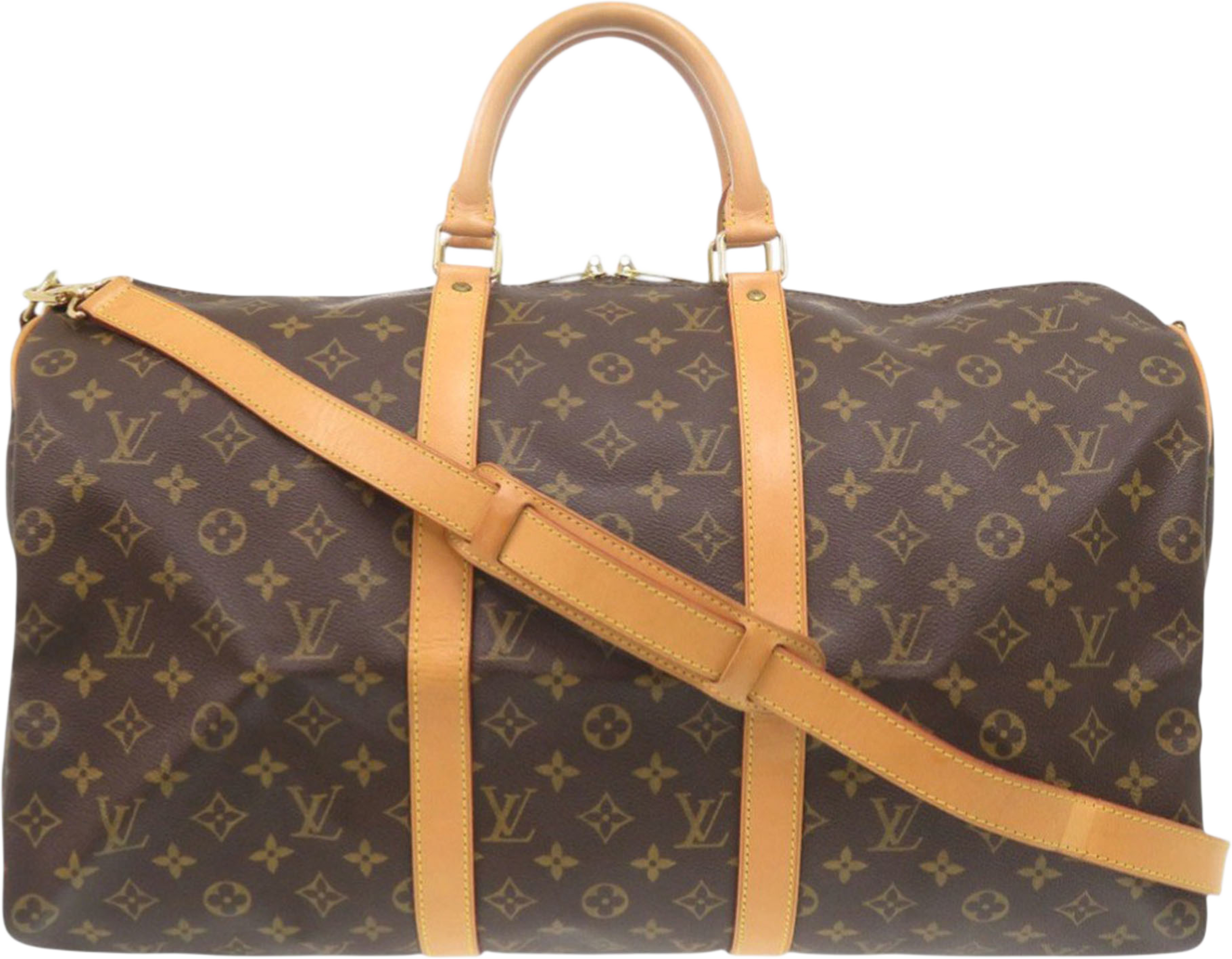 Louis Vuitton Monogram Keepall Bandouliere 50, från Luxclusif, i färgen brown. Klicka för att öppna bilden i stort format