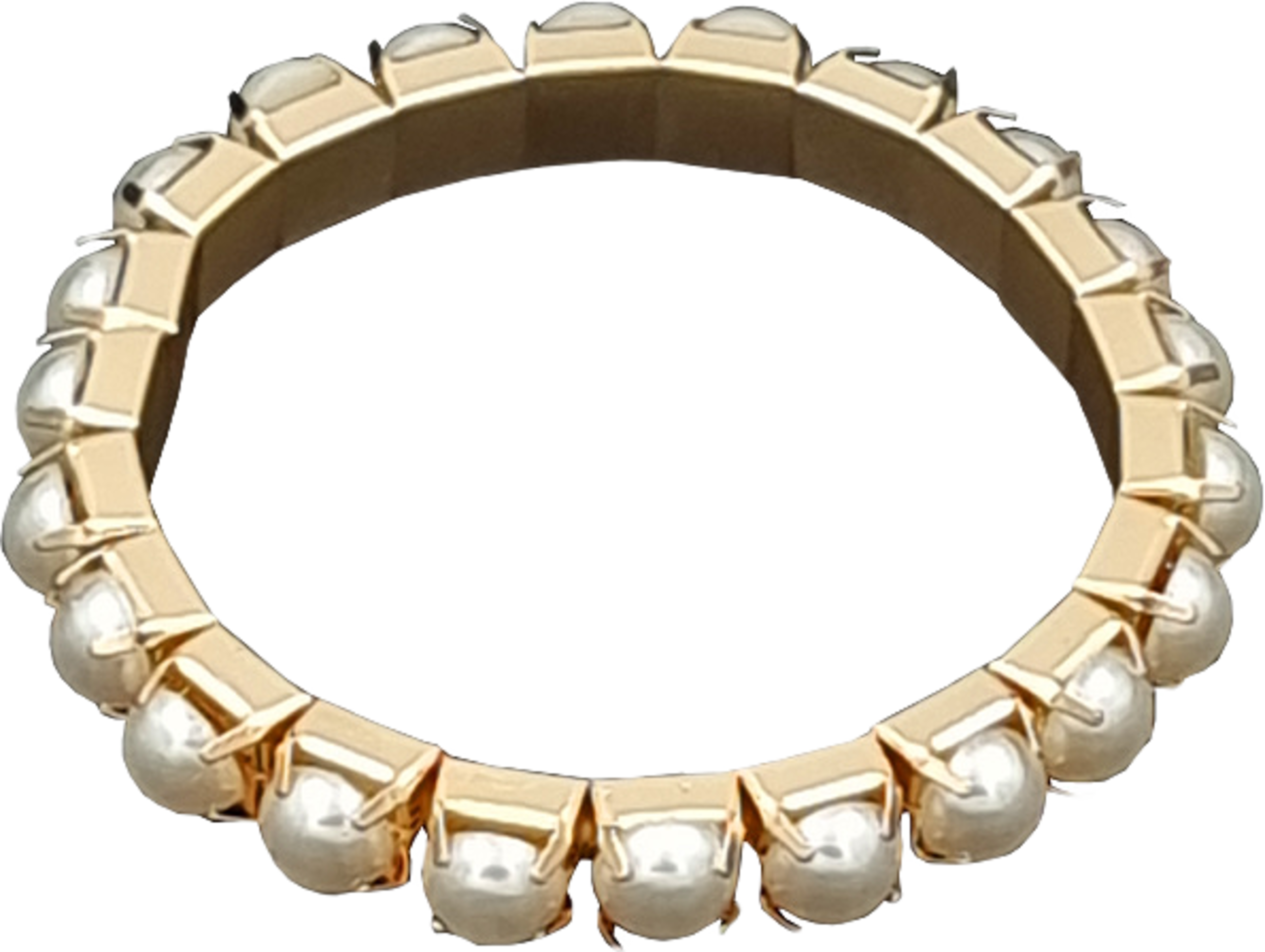 Elastiskt Armband Med Pärlor