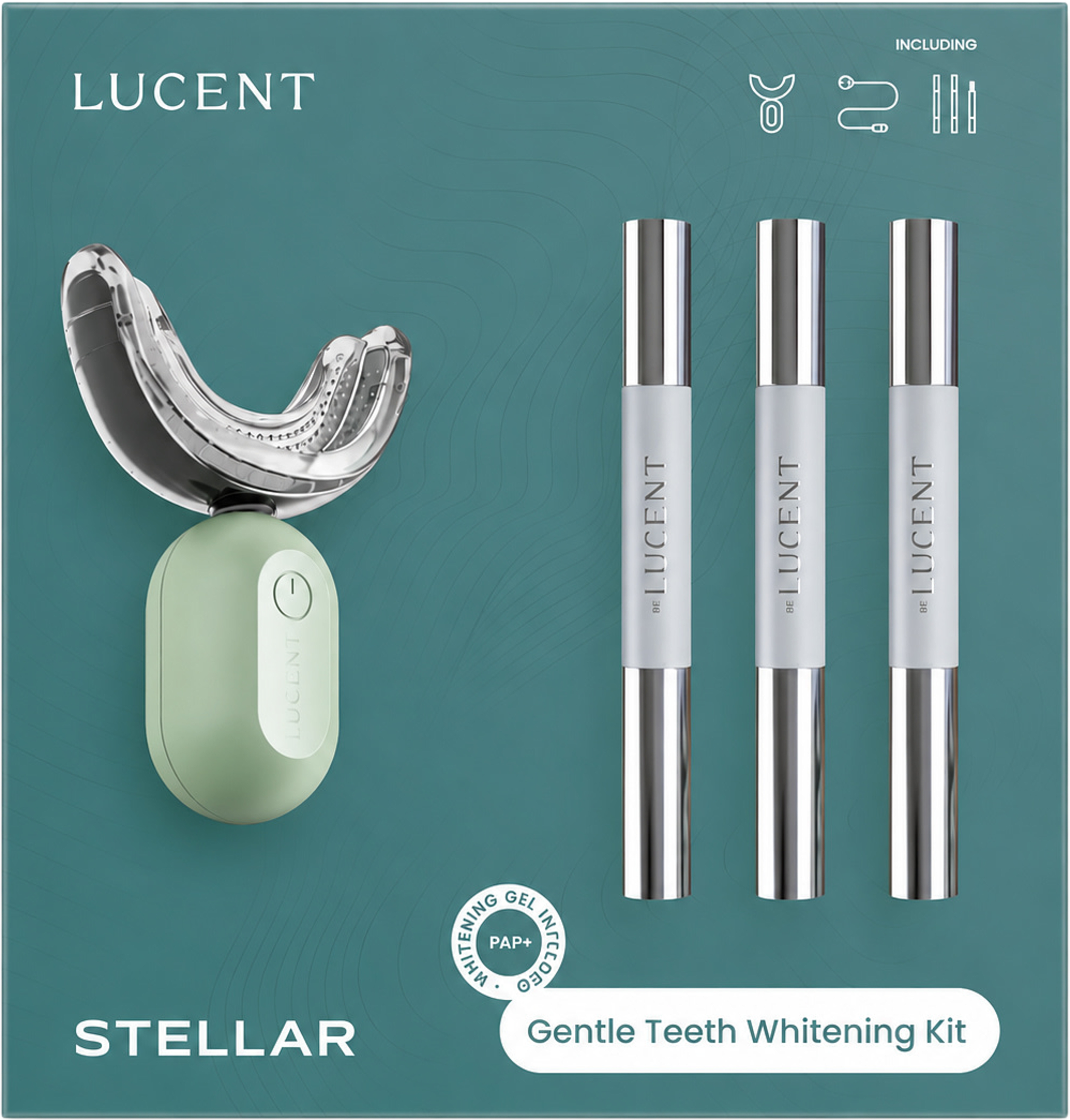 Stellar Tandblekning, från Be Lucent, i färgen mint green. Klicka för att öppna bilden i stort format