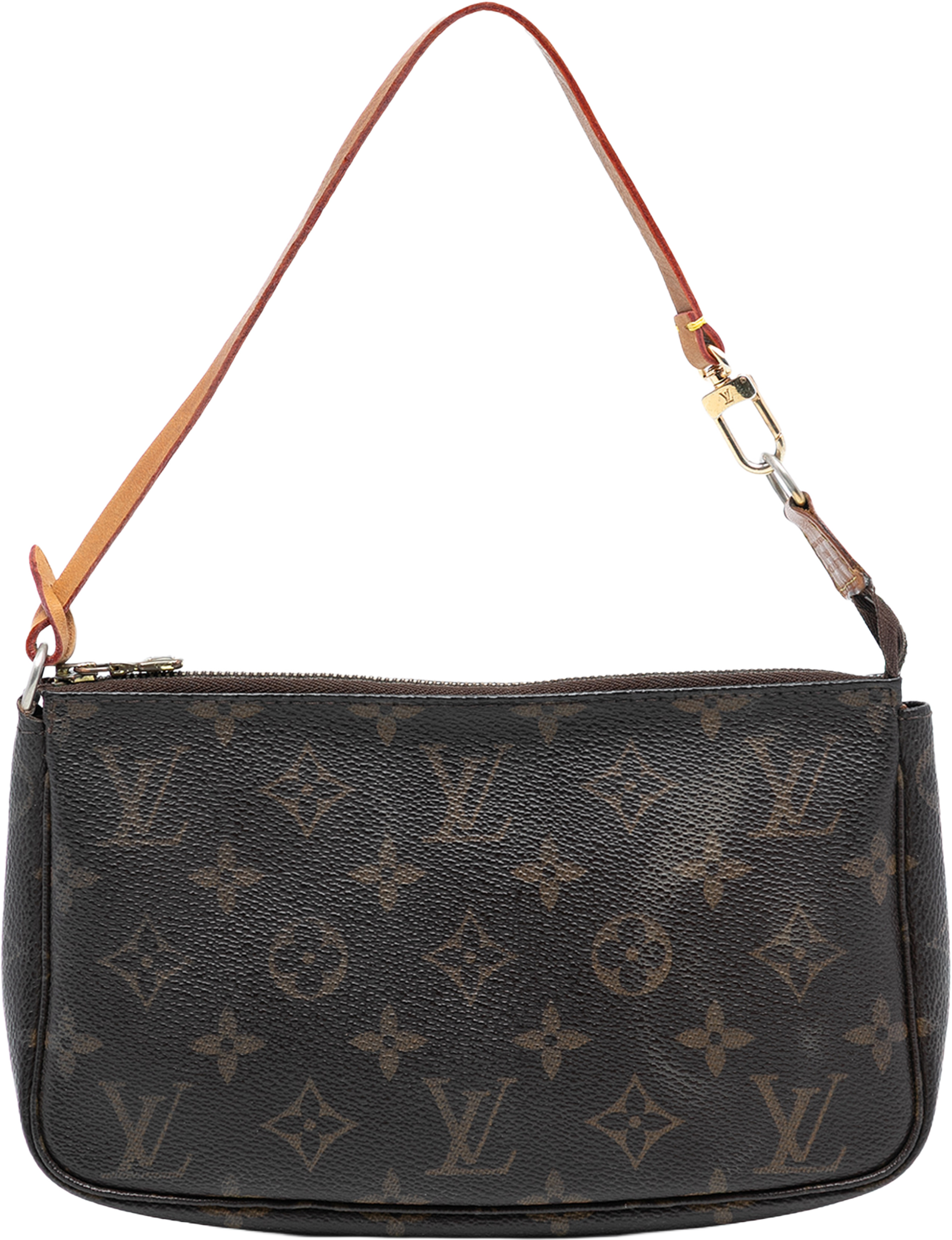 Louis Vuitton Monogram Pochette Accessoires, från Luxclusif, i färgen brown. Klicka för att öppna bilden i stort format
