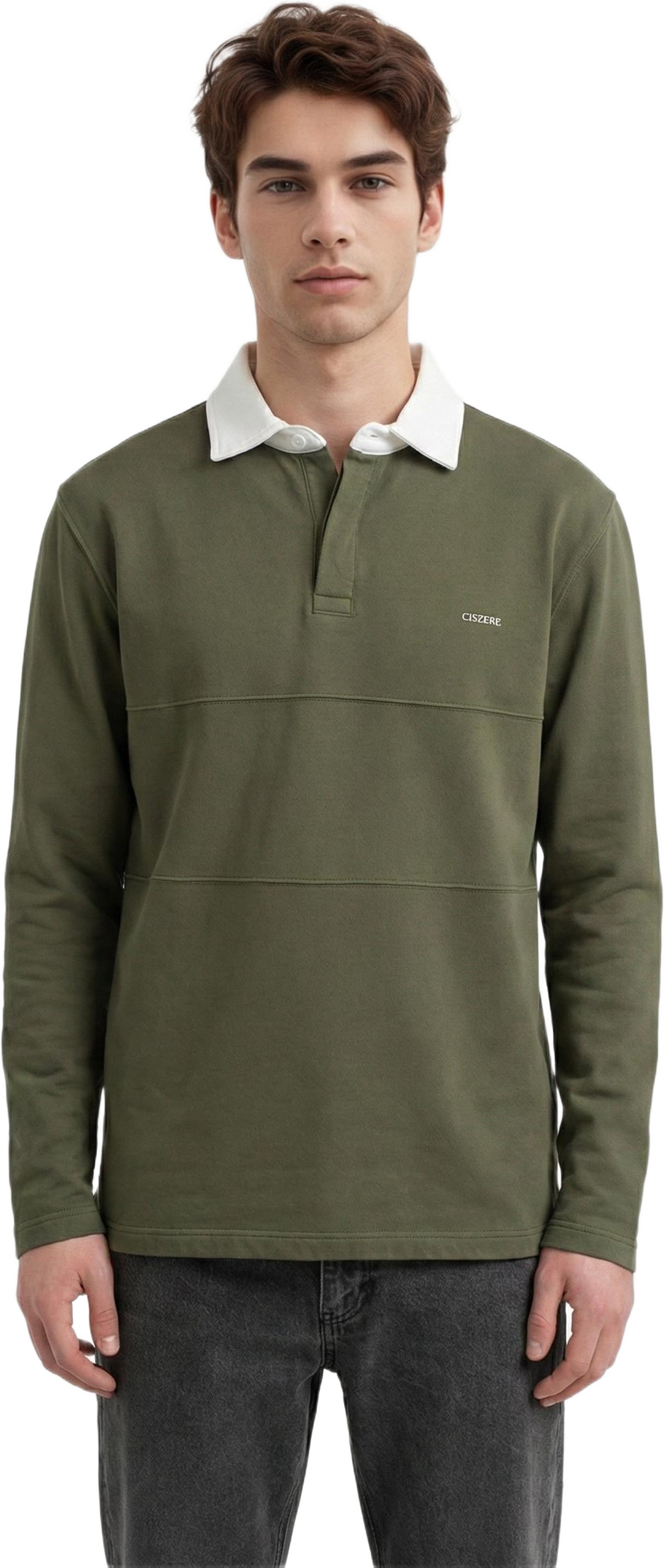 Ronie Jersey Rugger, från Ciszere, i färgen green. Klicka för att öppna bilden i stort format