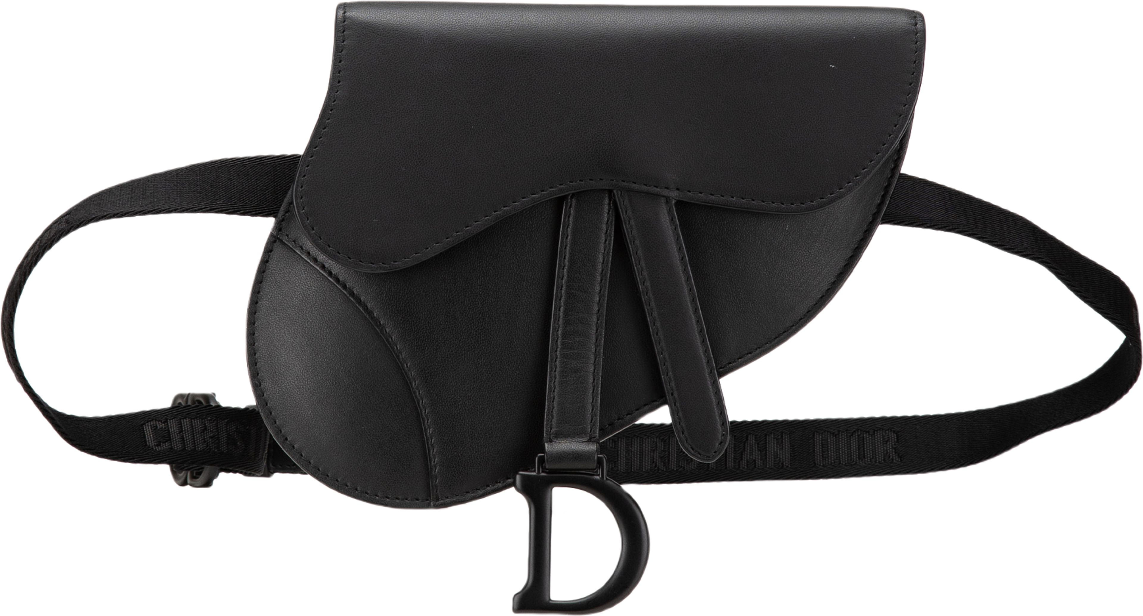 Dior Ultra Matte Calfskin Saddle Belt Bag