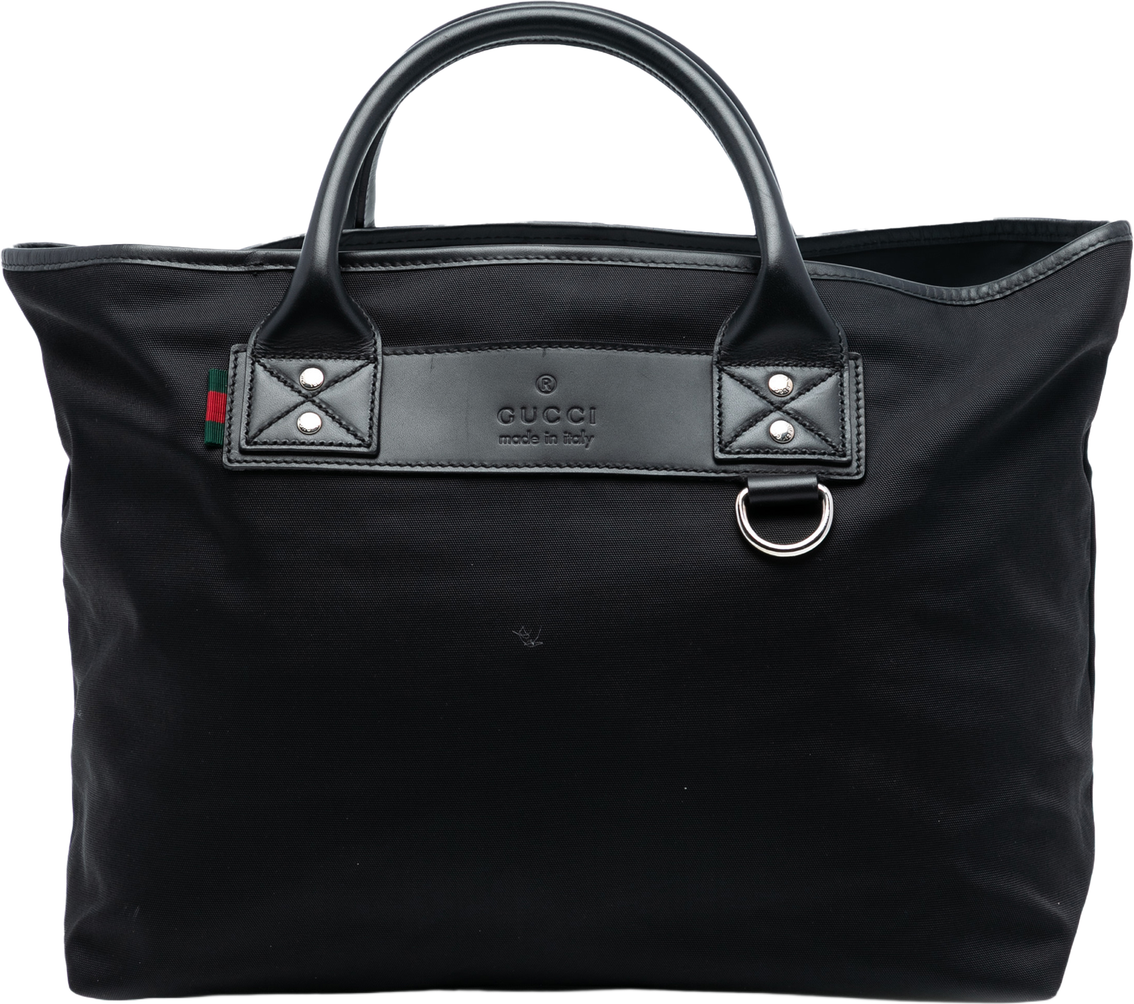 Gucci Nylon Web Business Bag, från Luxclusif, i färgen black. Klicka för att öppna bilden i stort format