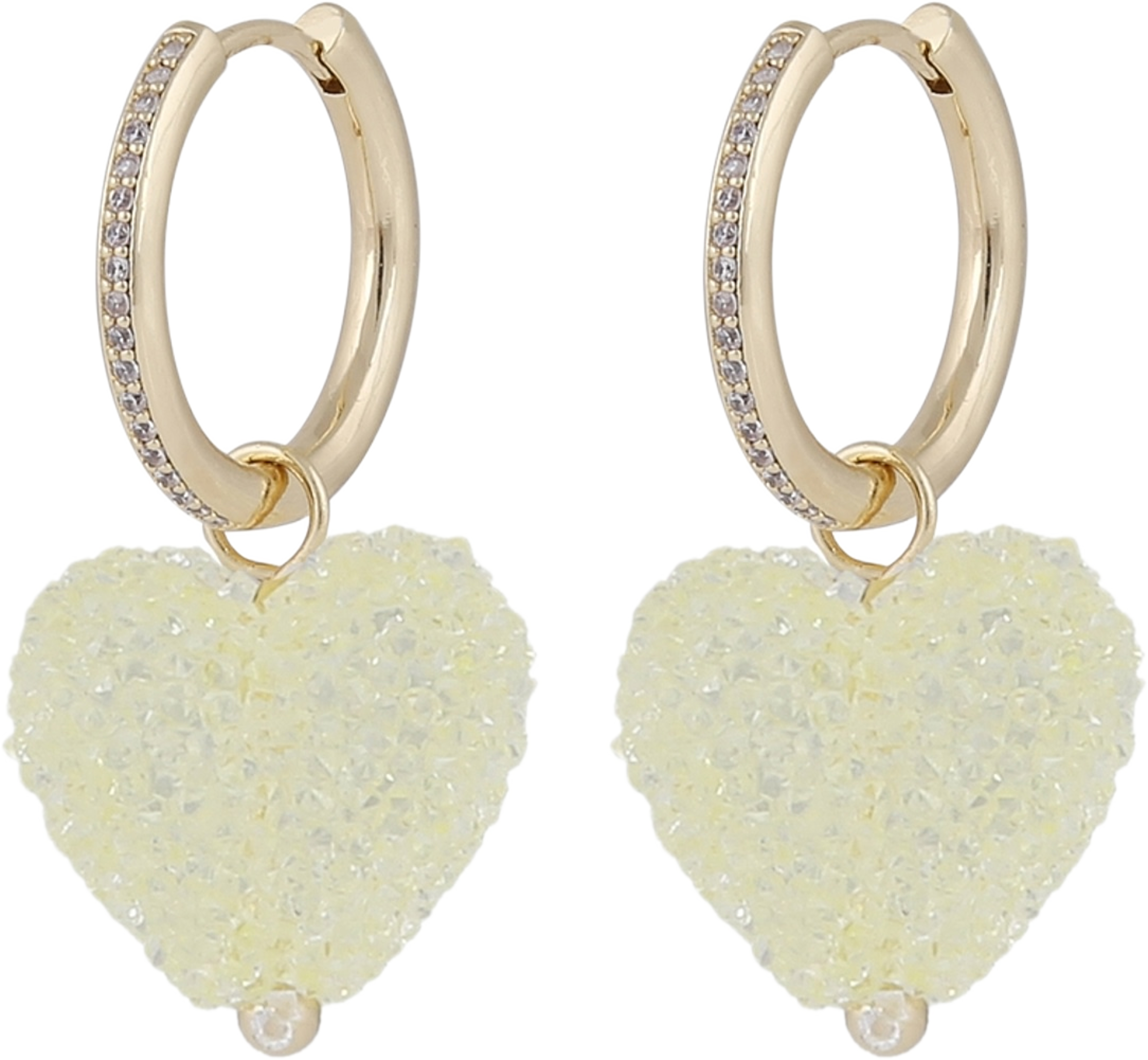 Sugar Hearts Pendant Ear