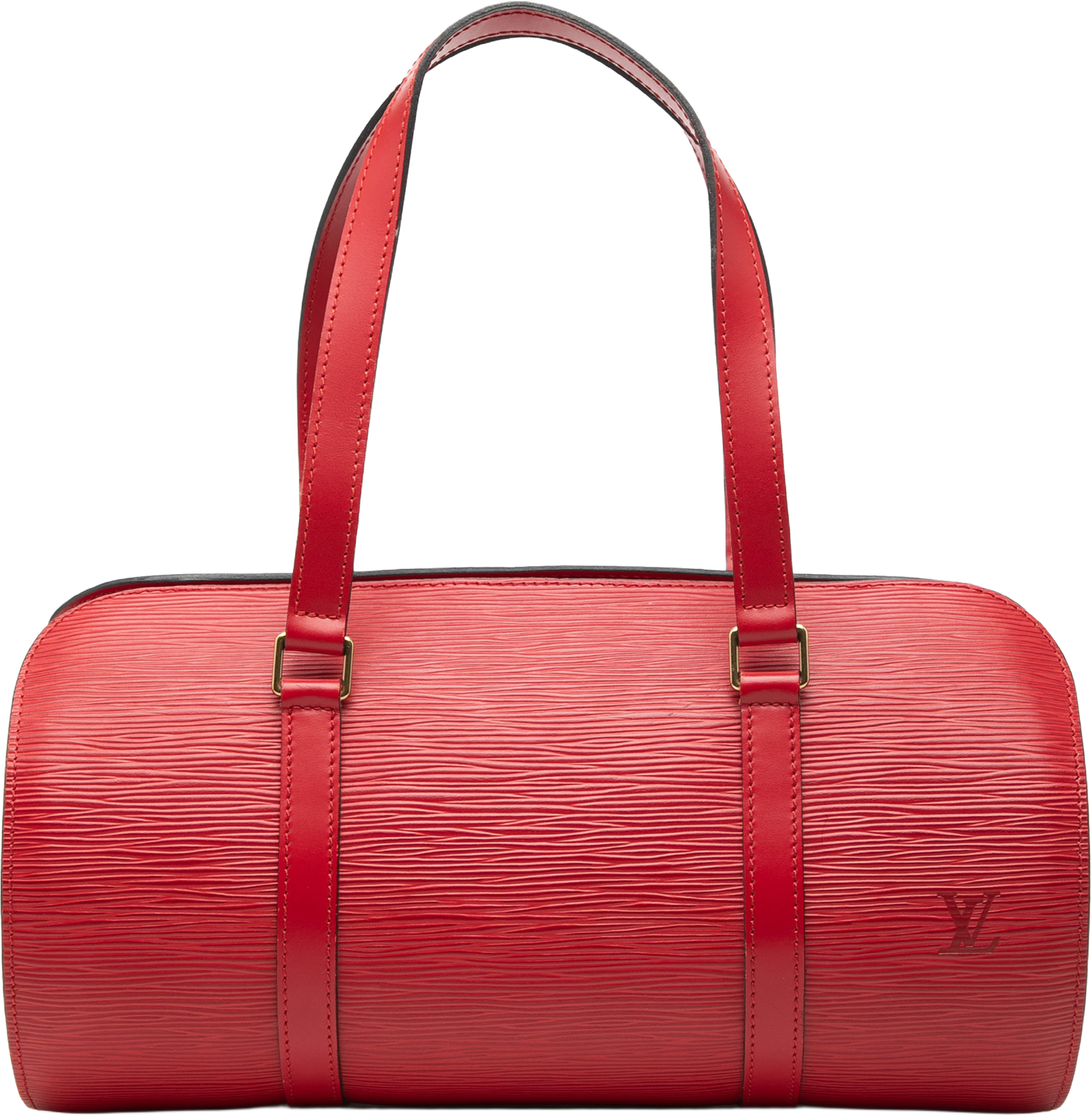 Louis Vuitton Epi Soufflot, från Luxclusif, i färgen red. Klicka för att öppna bilden i stort format