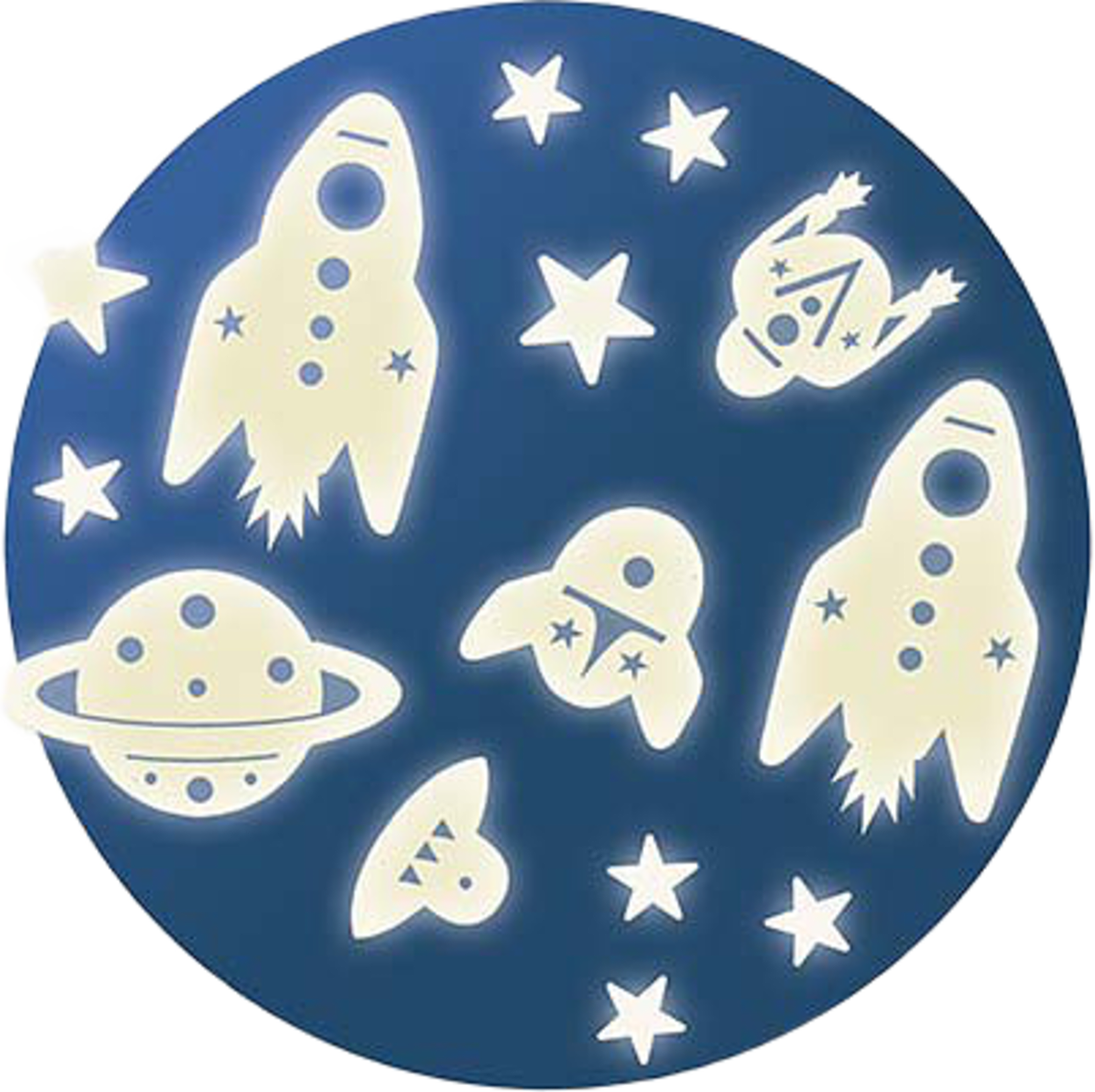Glow in the dark, rymden