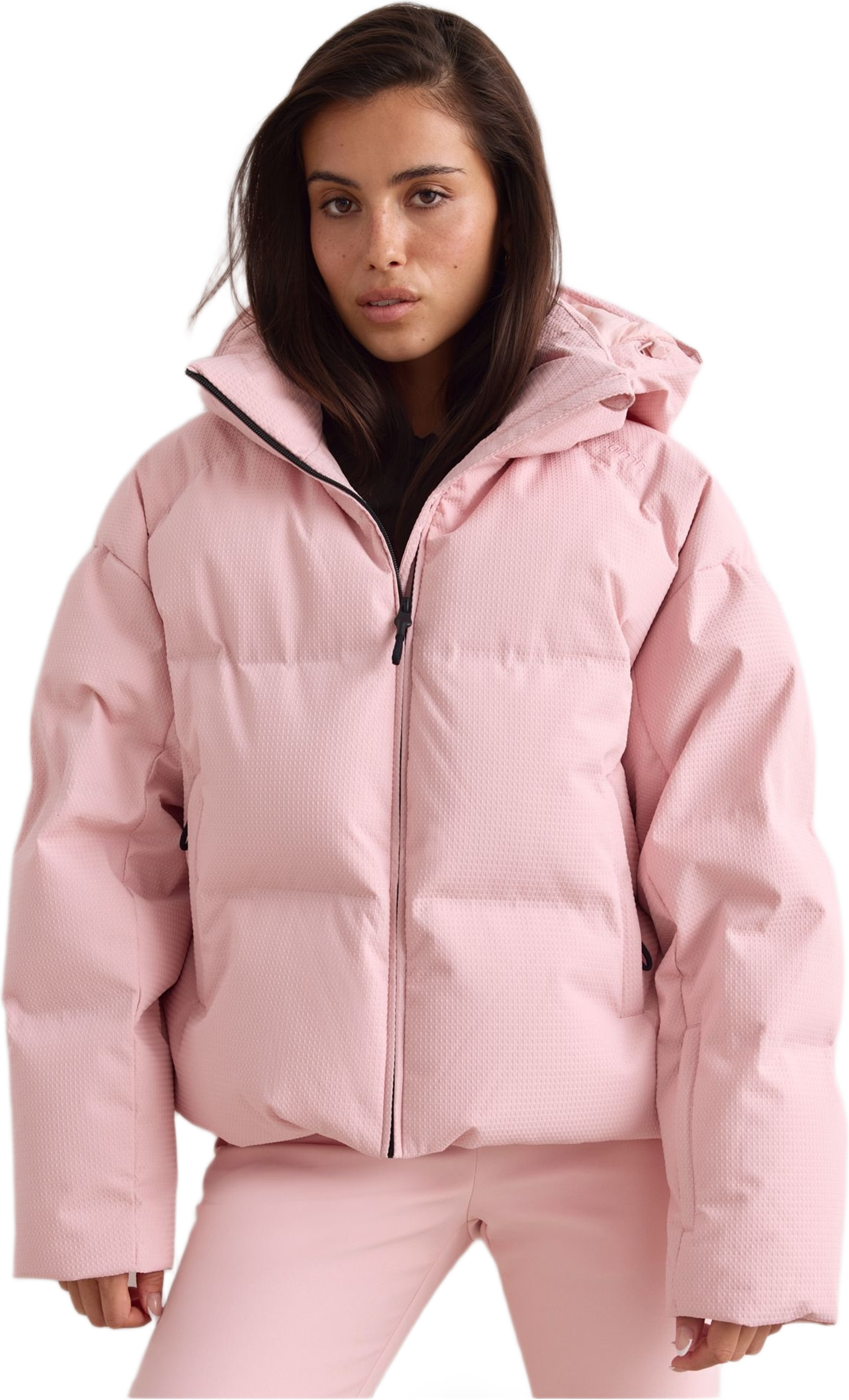 Cortina Puffer Jacket, från aim'n, i färgen pink frost. Klicka för att öppna bilden i stort format