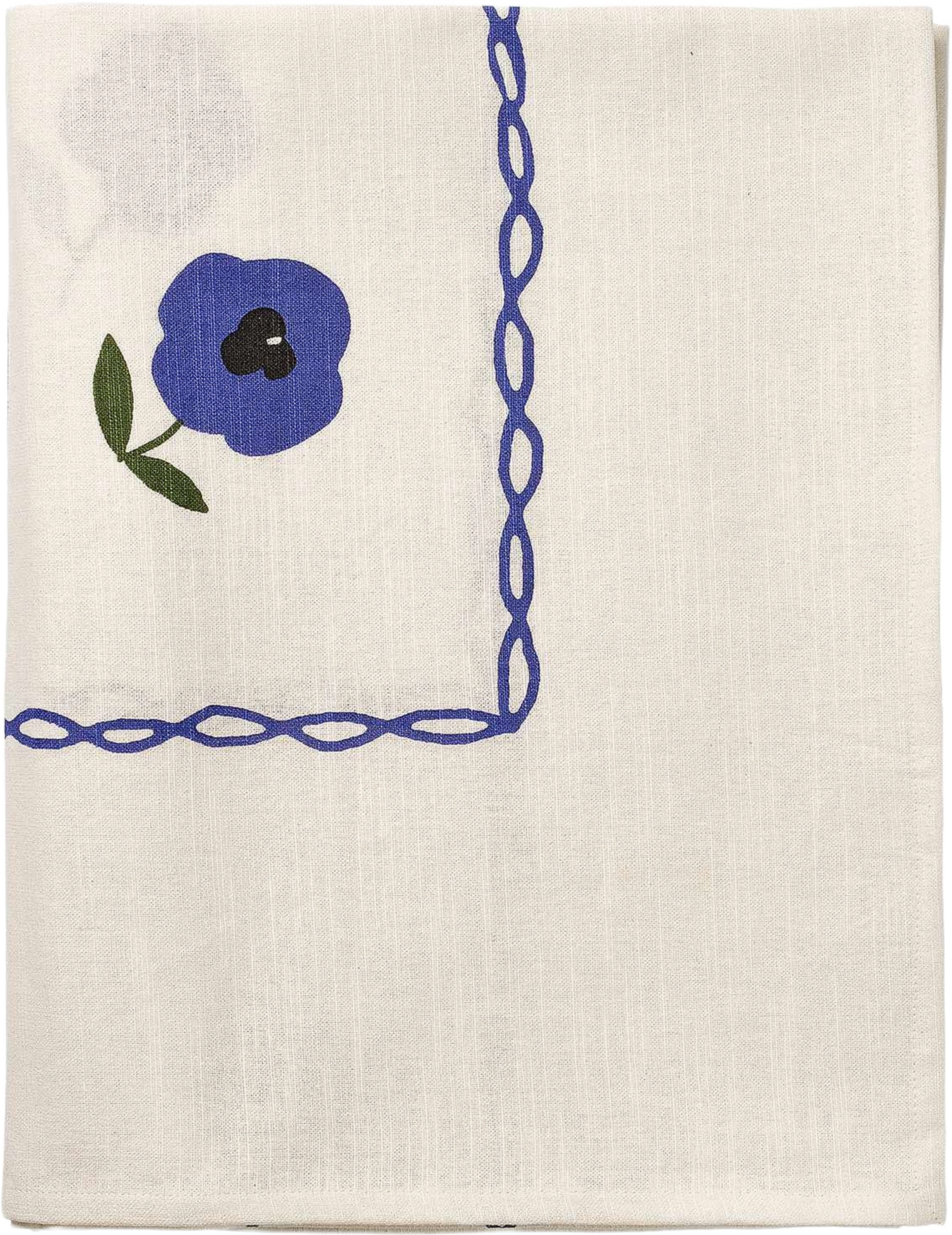 Madelen Möllard Pansy Bordsduk, från Pick A Poppy, i färgen blue. Klicka för att öppna bilden i stort format