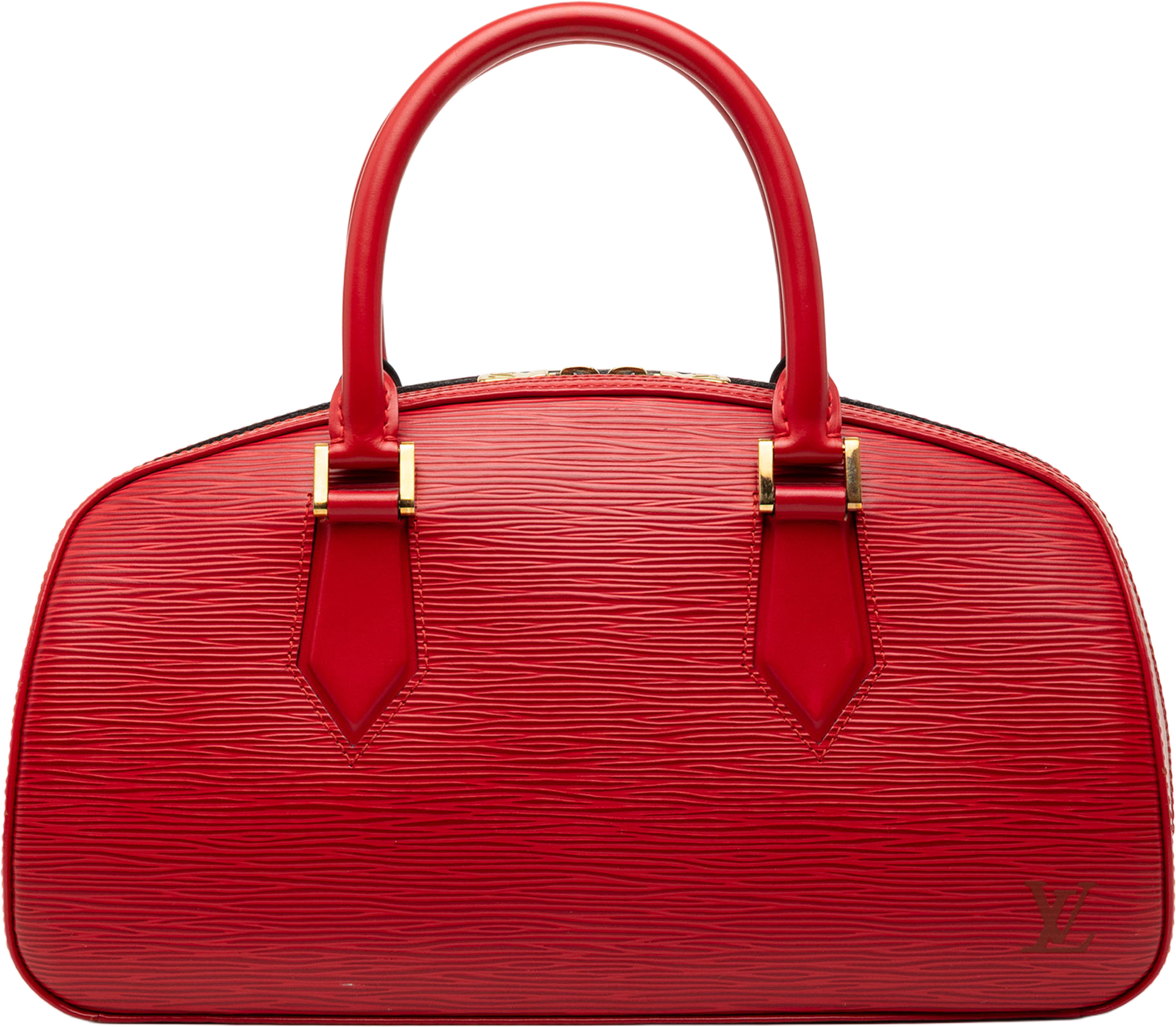 Louis Vuitton Epi Jasmine, från Luxclusif, i färgen red. Klicka för att öppna bilden i stort format