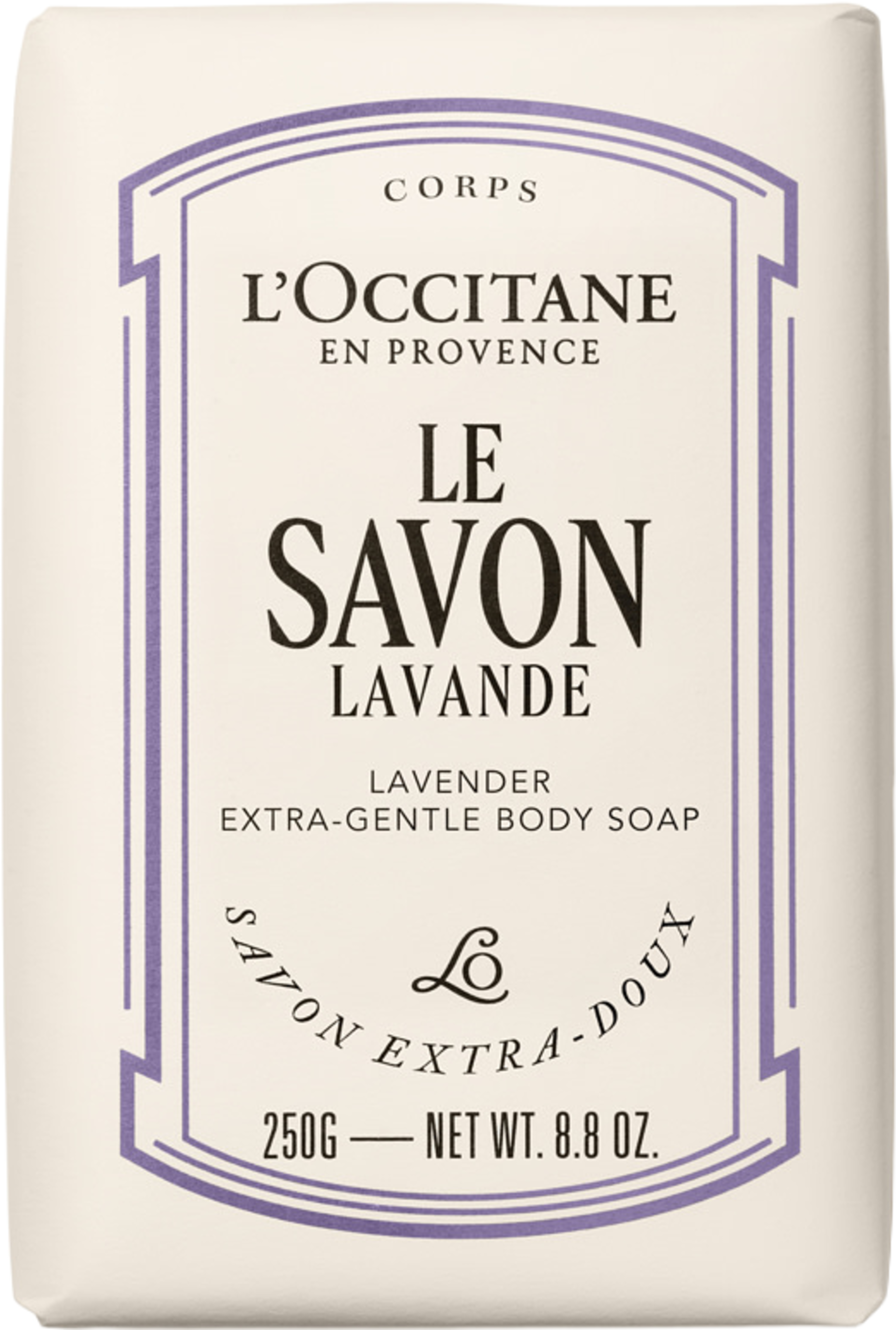 Shea Butter (Karité) Lavender Body Soap, från L’Occitane en Provence. Klicka för att öppna bilden i stort format