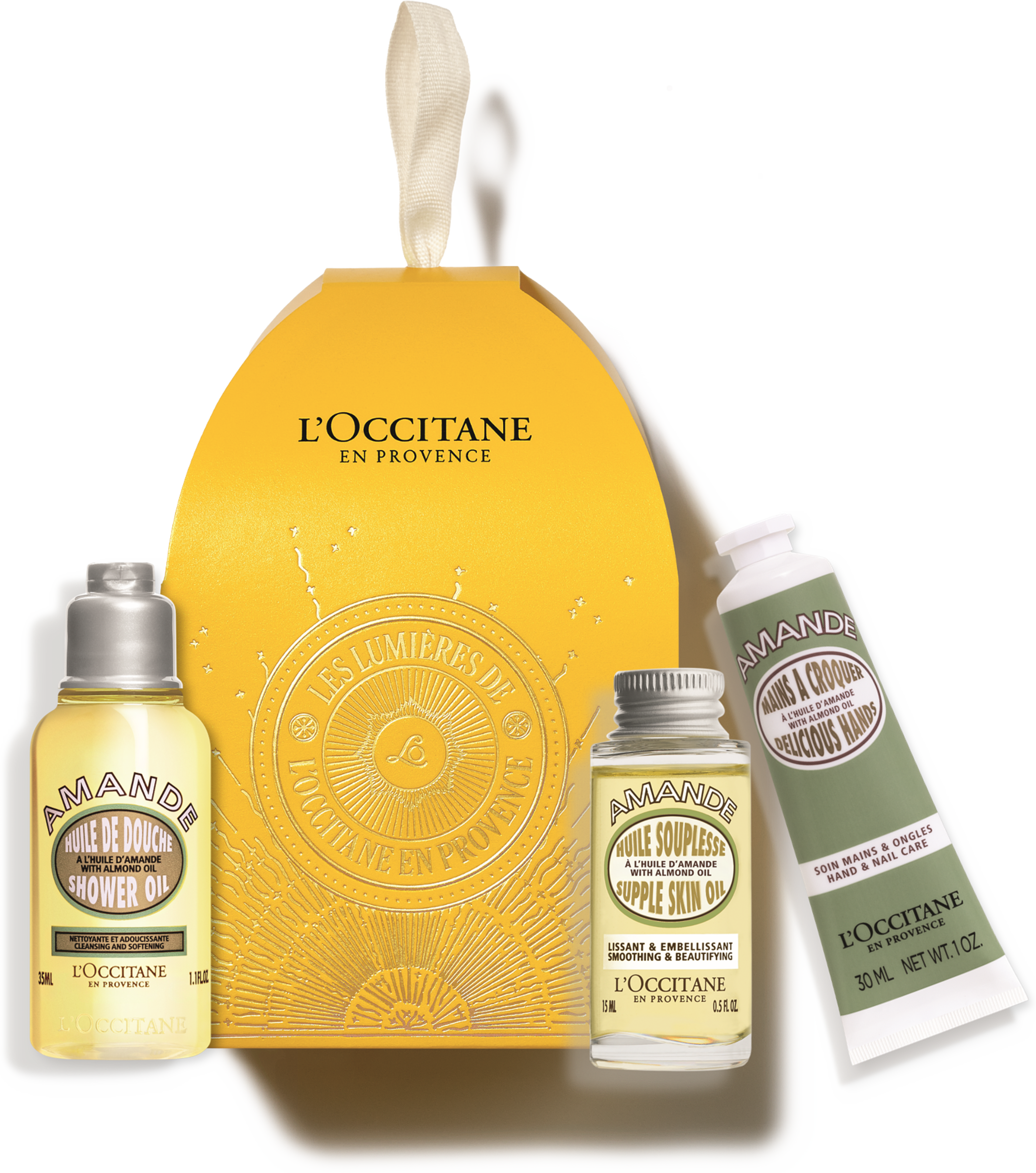 Almond Ornement, från L’Occitane en Provence. Klicka för att öppna bilden i stort format