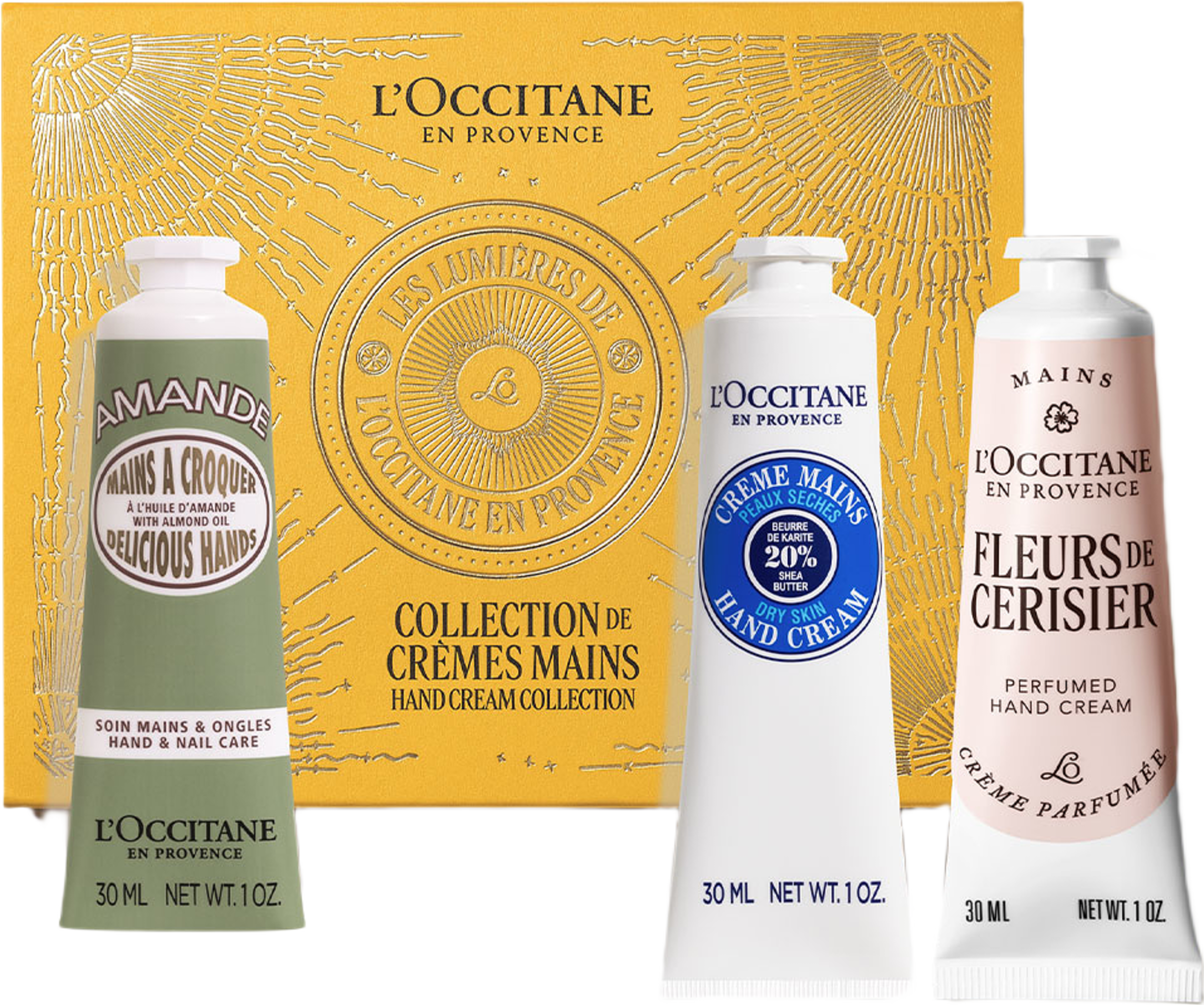 Hand Cream Trio, från L’Occitane en Provence. Klicka för att öppna bilden i stort format