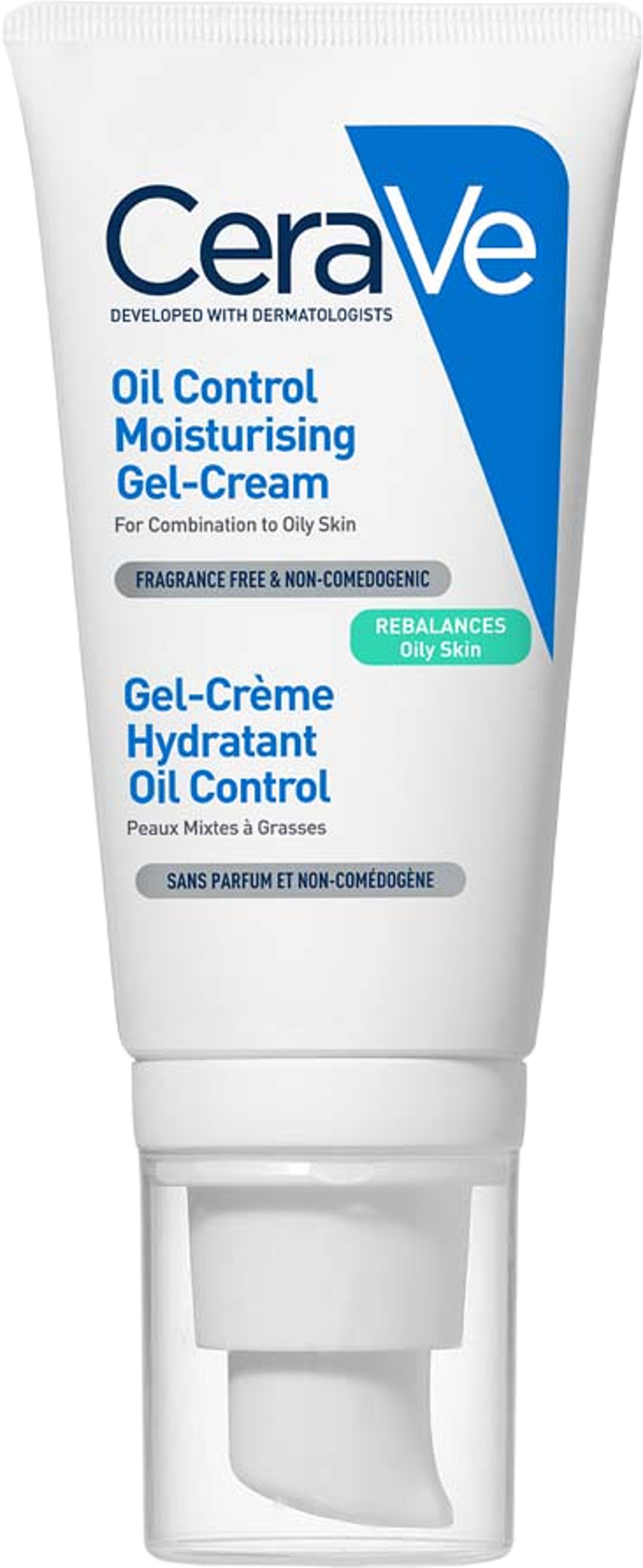 Oil Control Moisturising Gel-cream, från CeraVe. Klicka för att öppna bilden i stort format