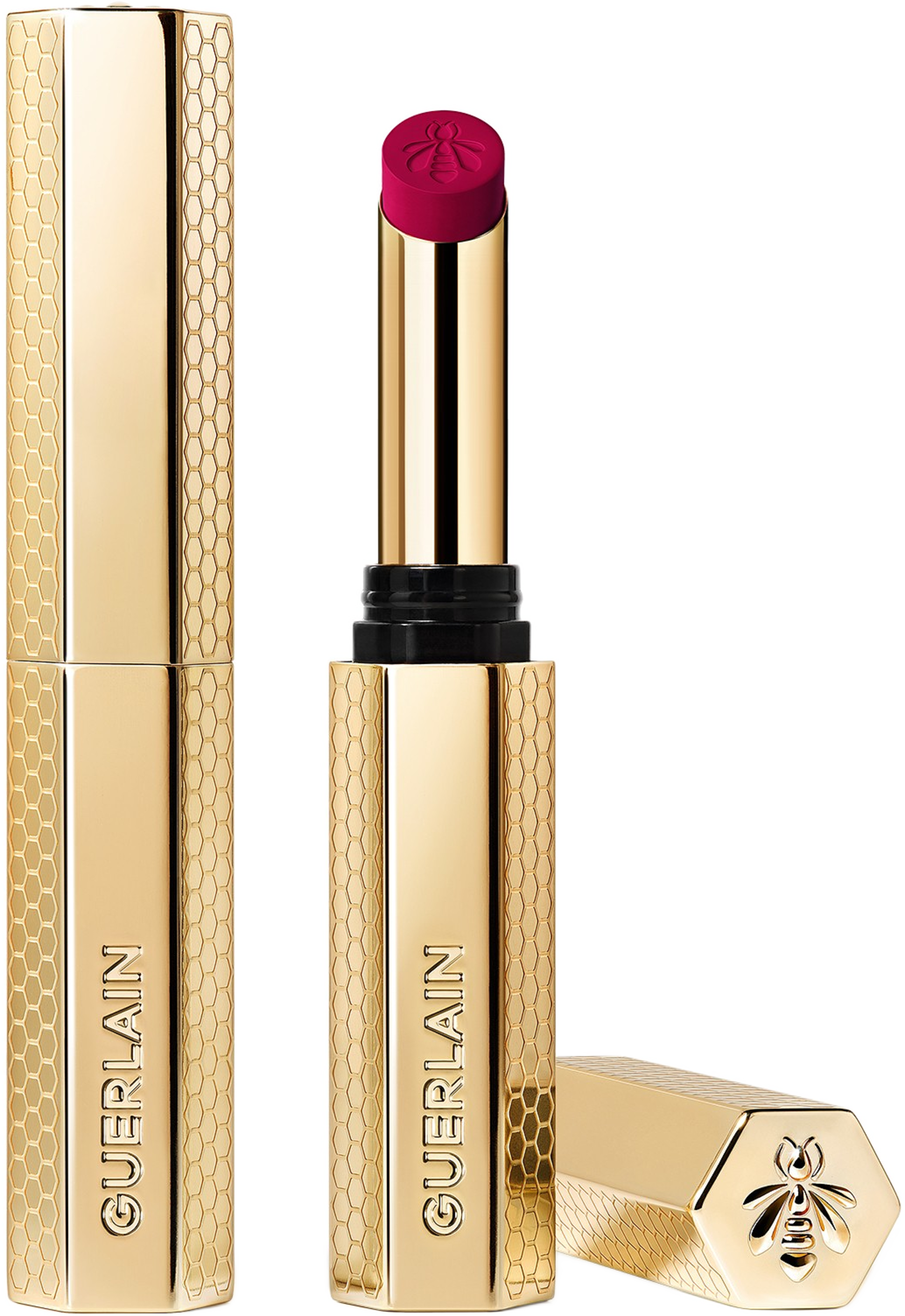 KissKiss Honey-Infused Intense Lipstick, från Guerlain, i färgen Intense Pink. Klicka för att öppna bilden i stort format