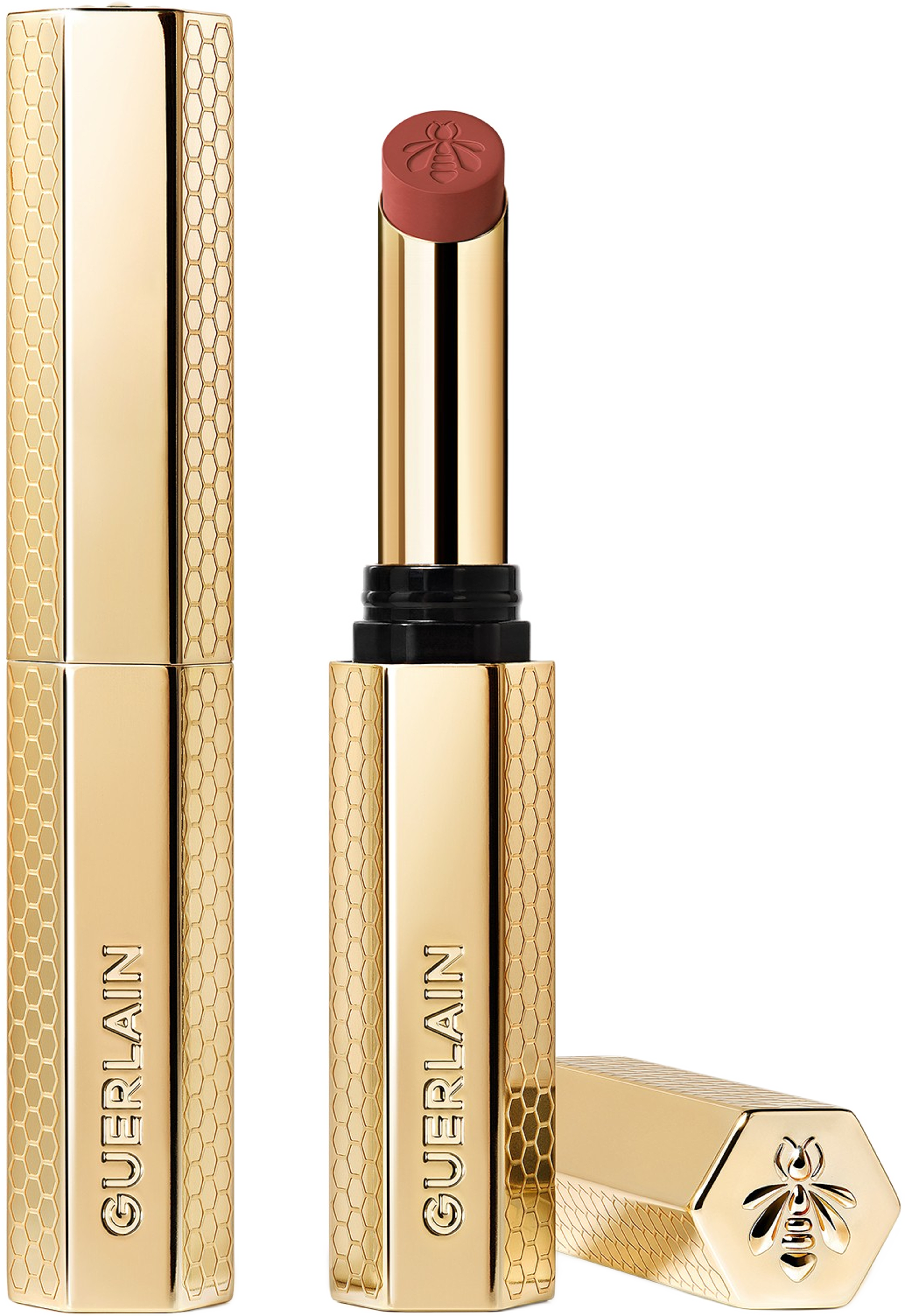 KissKiss Honey-Infused Intense Lipstick, från Guerlain, i färgen Intense Nude. Klicka för att öppna bilden i stort format