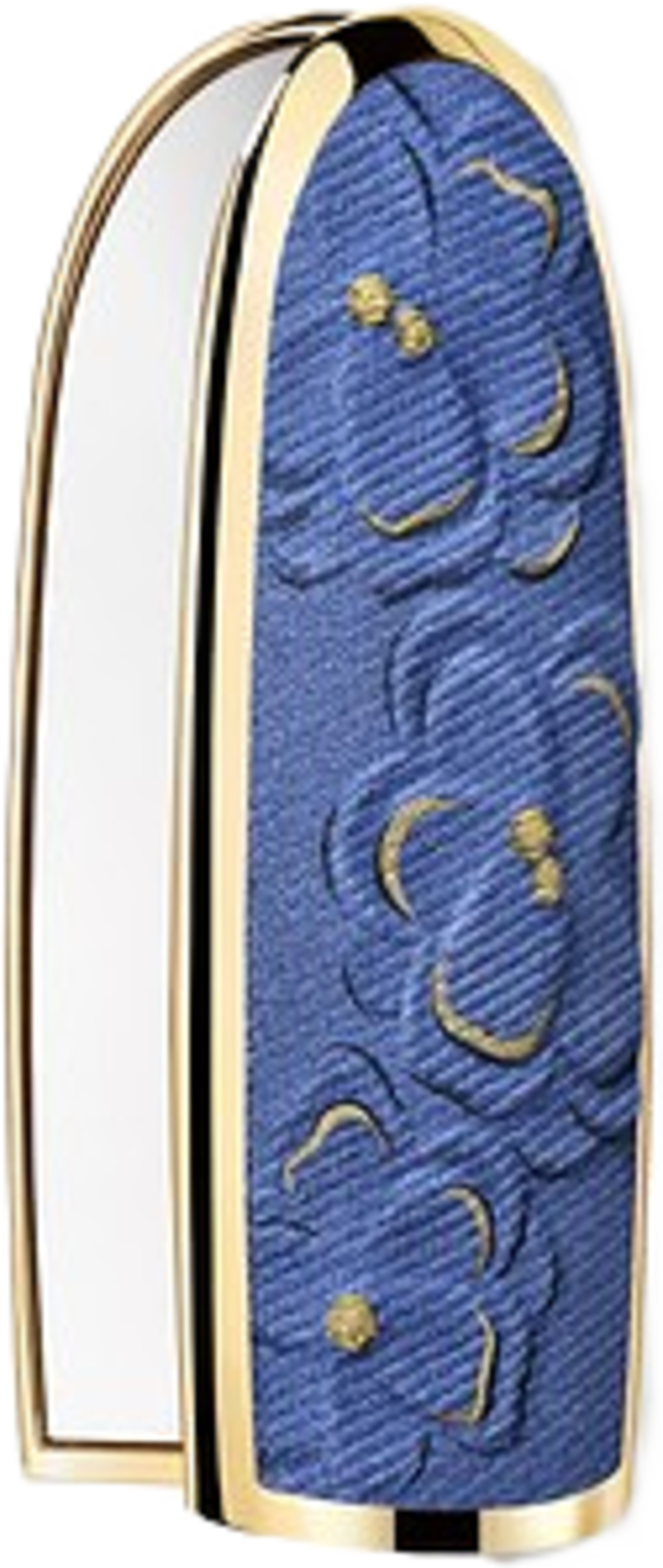 Rouge G The double mirror case, från Guerlain, i färgen Denim Flora. Klicka för att öppna bilden i stort format