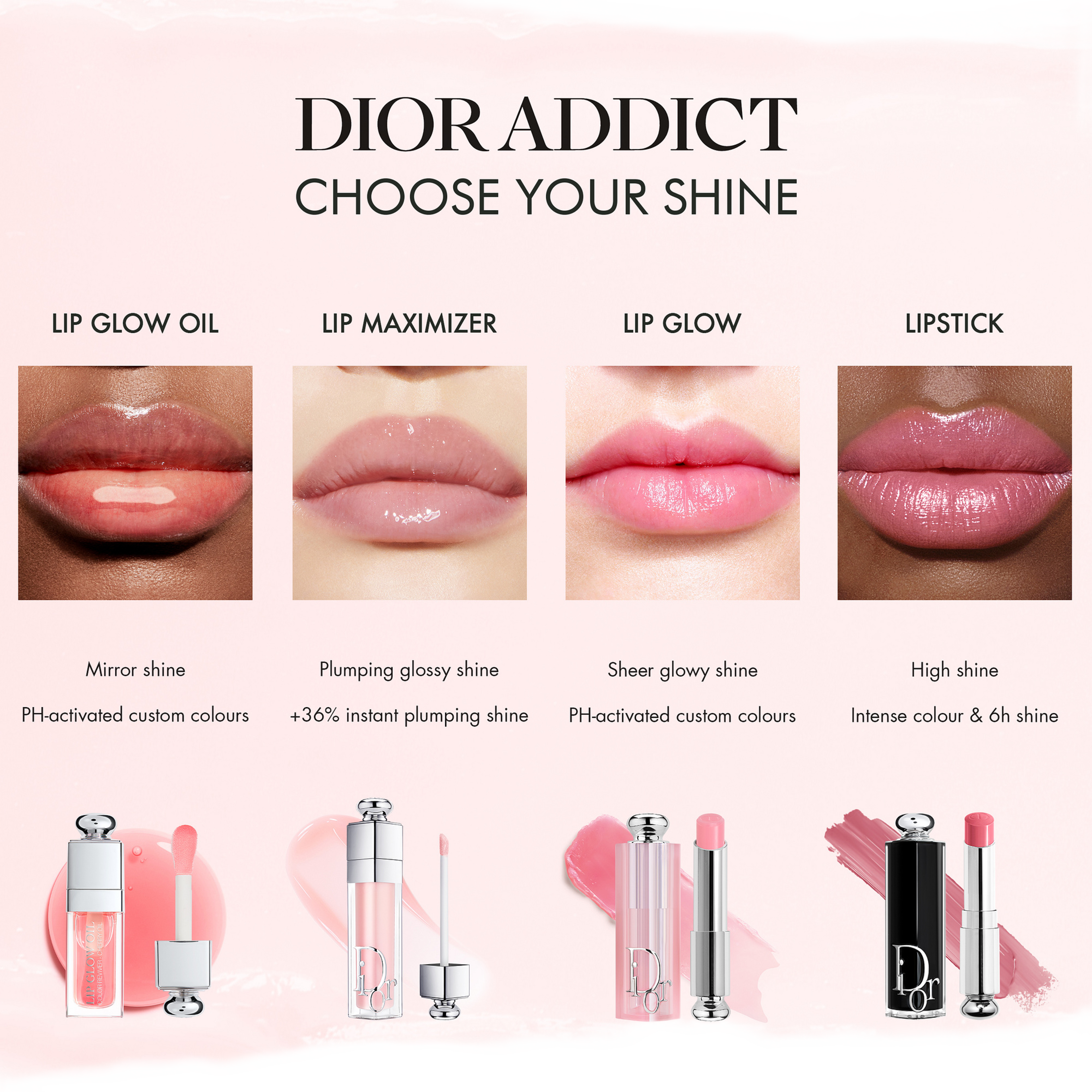 Dior Addict - Shine Lipstick - 90% Natural Origin - Refillable