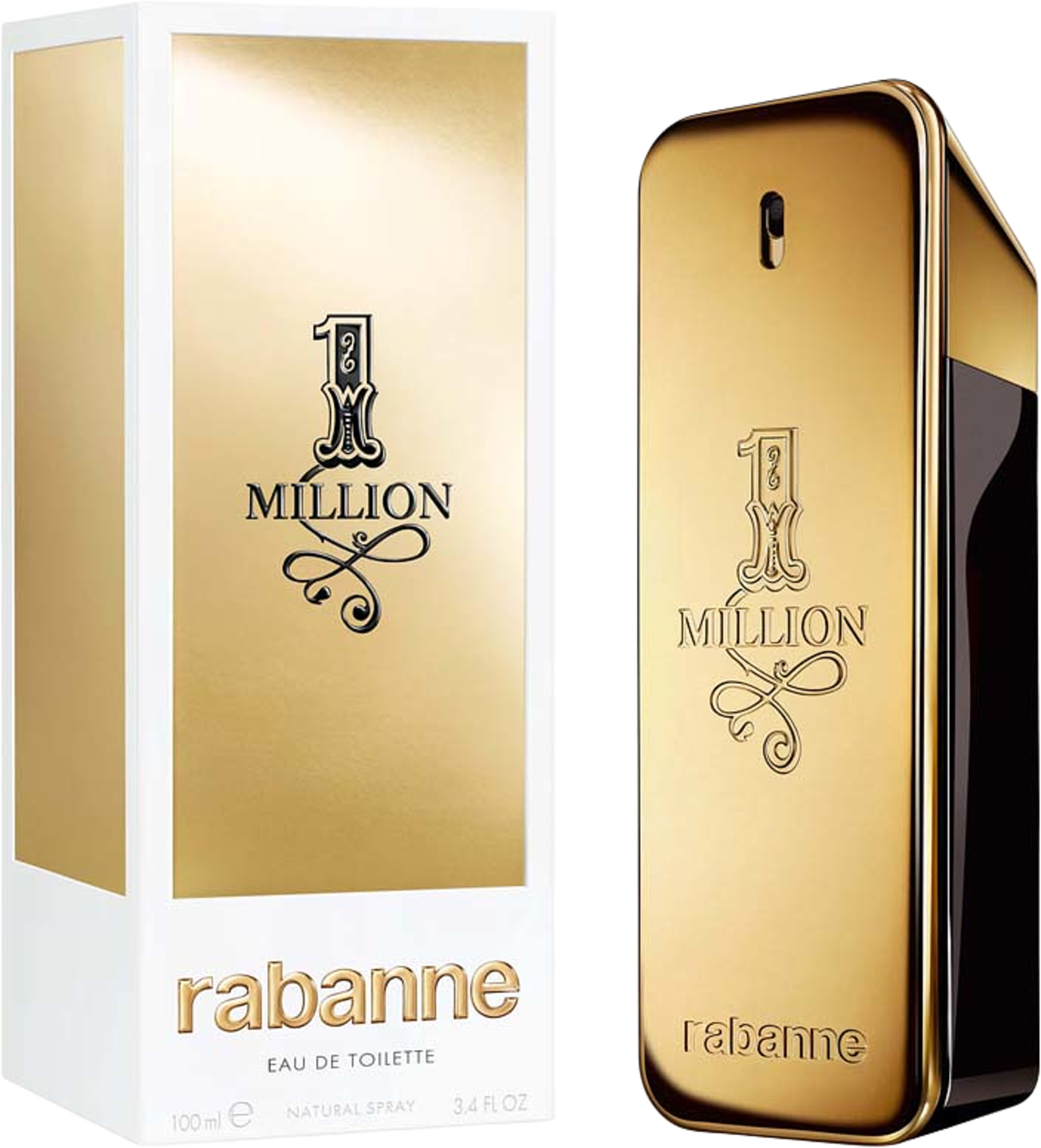 One Million Eau de toilette, från Rabanne. Klicka för att öppna bilden i stort format