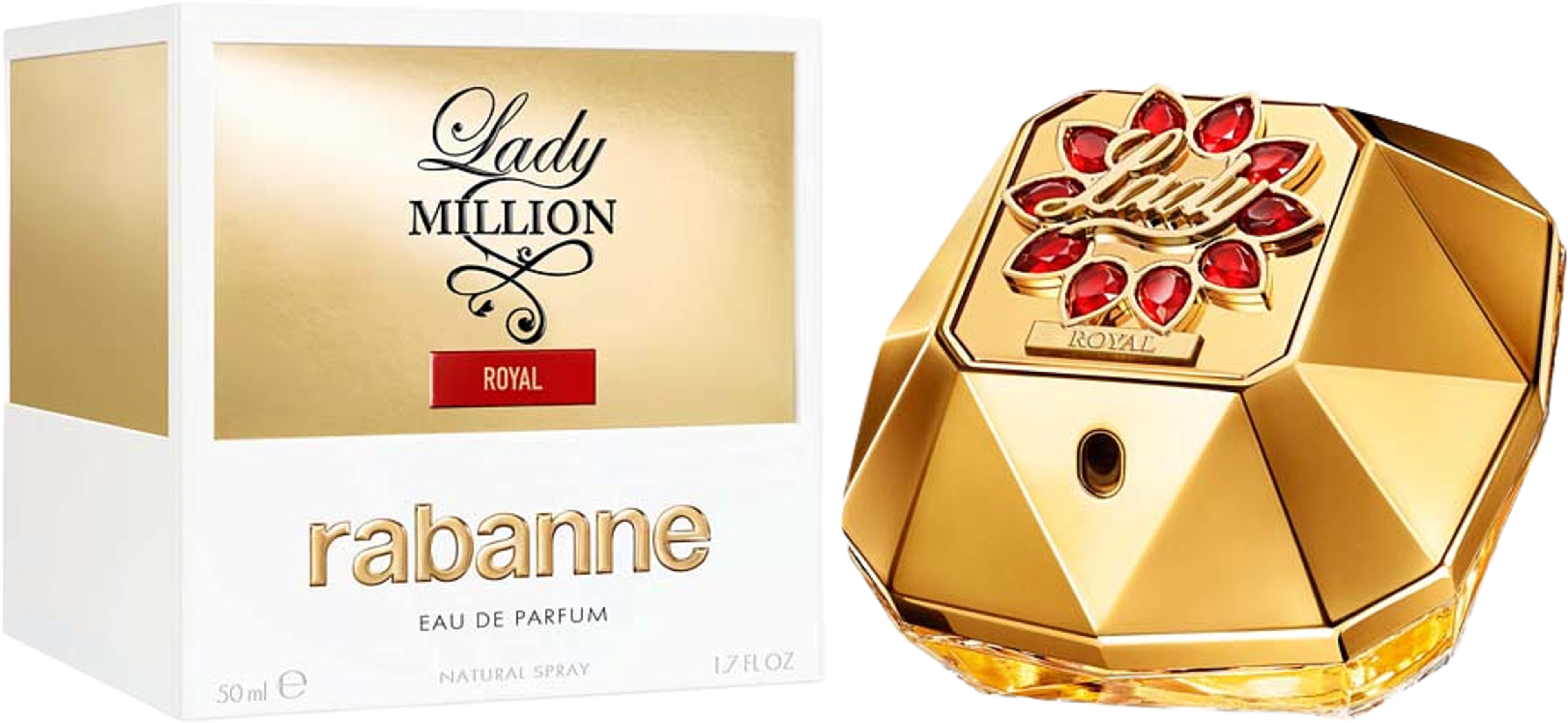 Lady Million Royal Eau de parfum, från Rabanne. Klicka för att öppna bilden i stort format