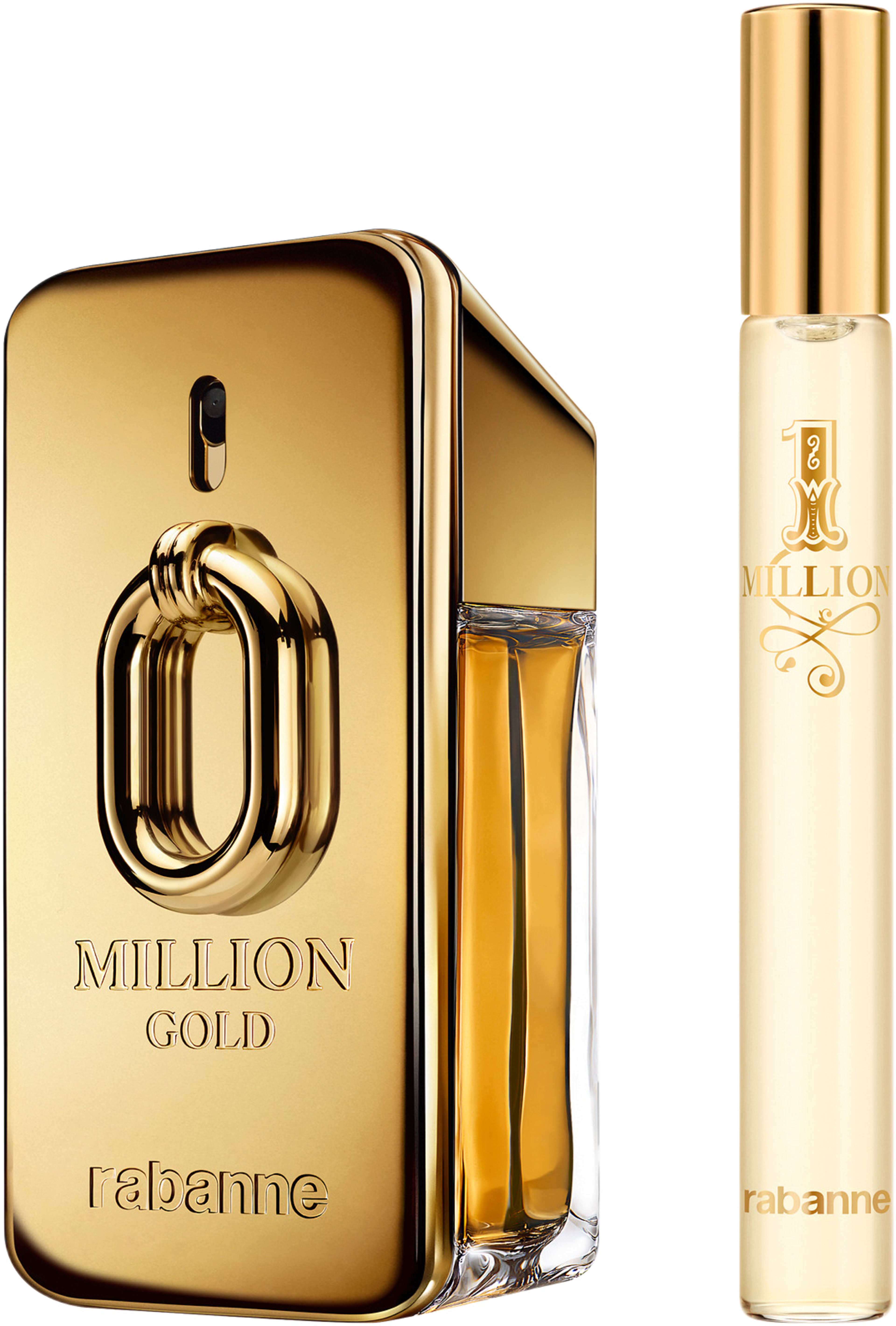 Million Gold for Him EDP 50ml / 10ml, från Rabanne. Klicka för att öppna bilden i stort format