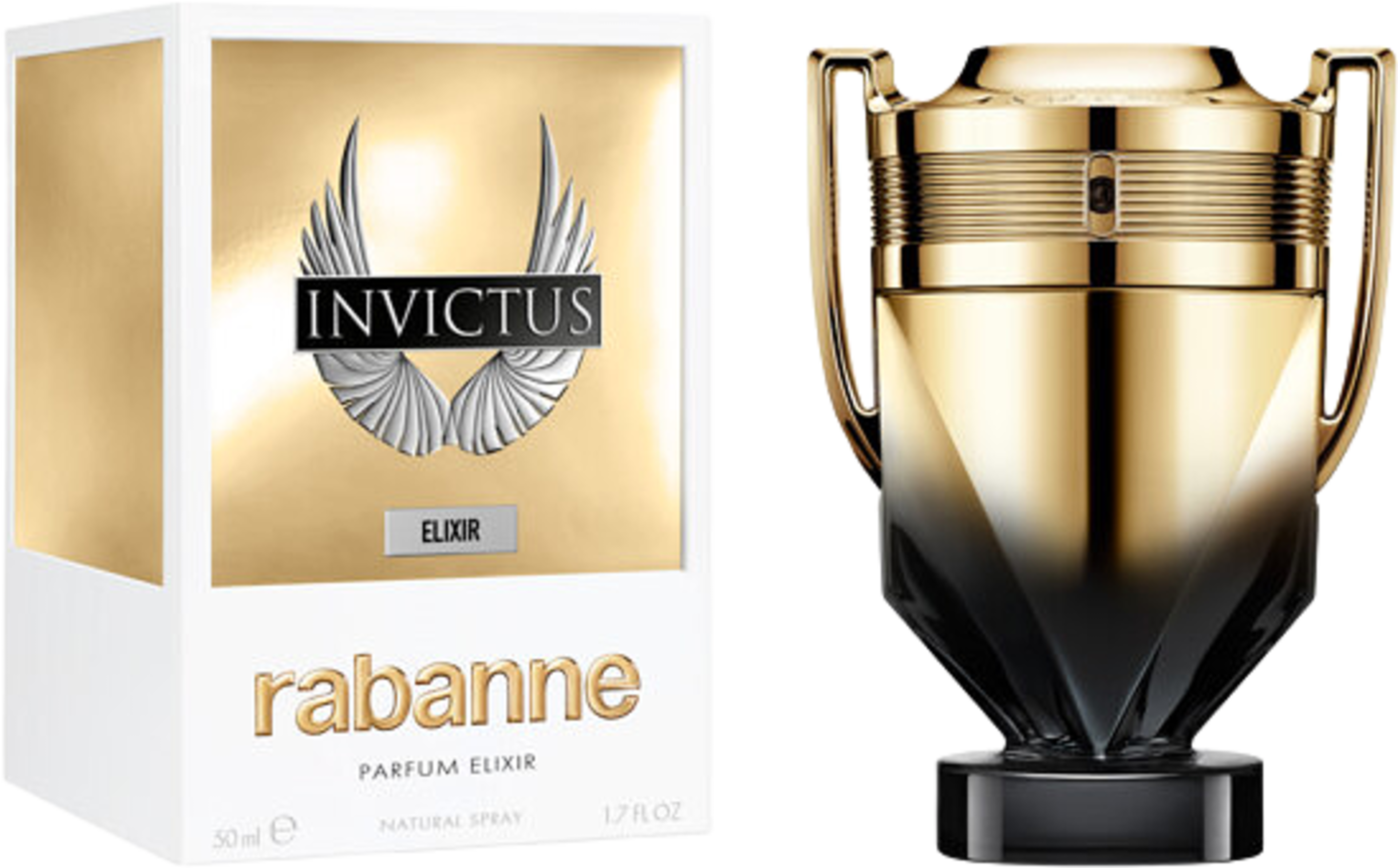 Invictus Elixir Eau de parfum, från Rabanne. Klicka för att öppna bilden i stort format