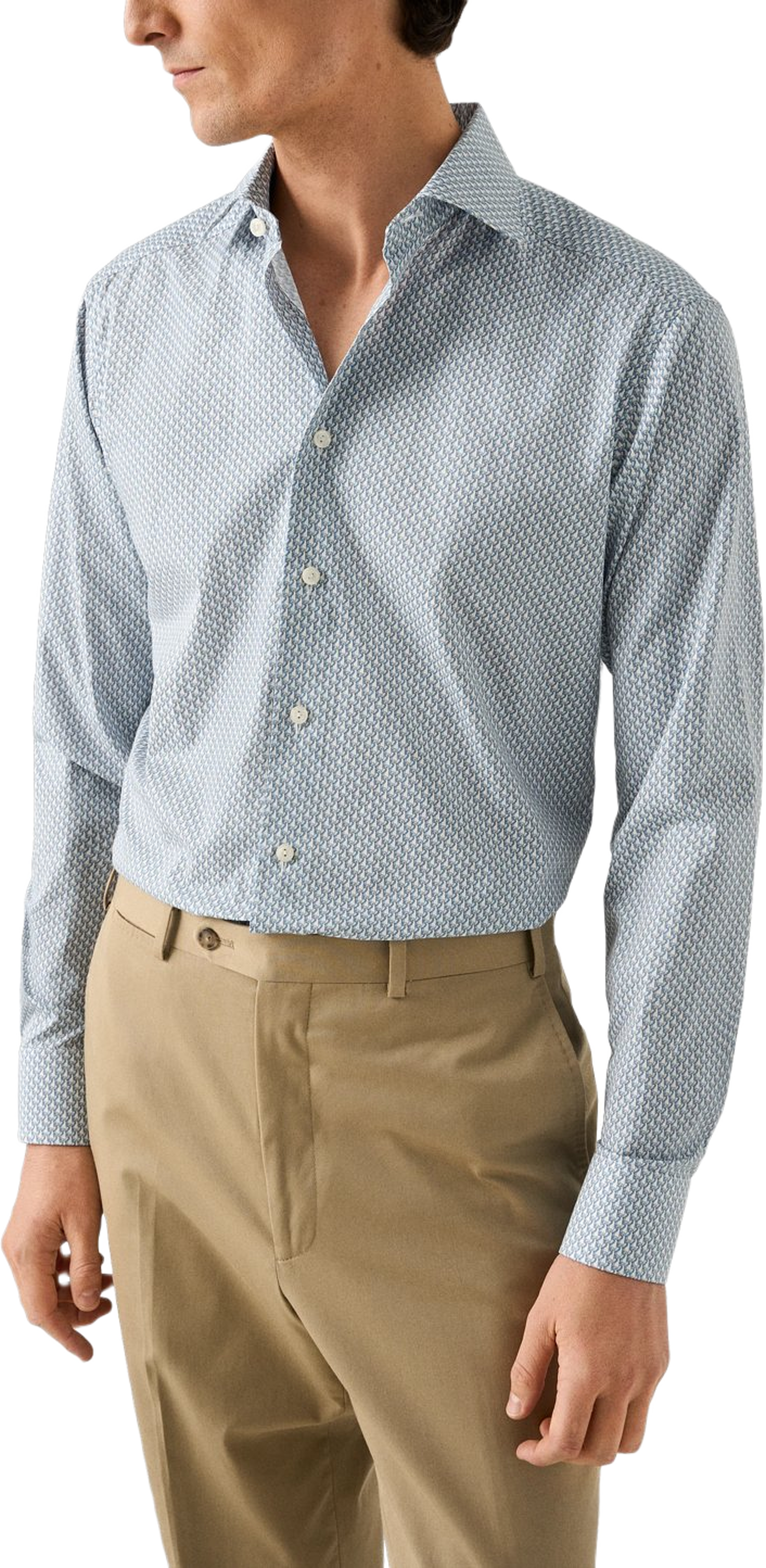 Signature Twill-skjorta Contemporary Fit