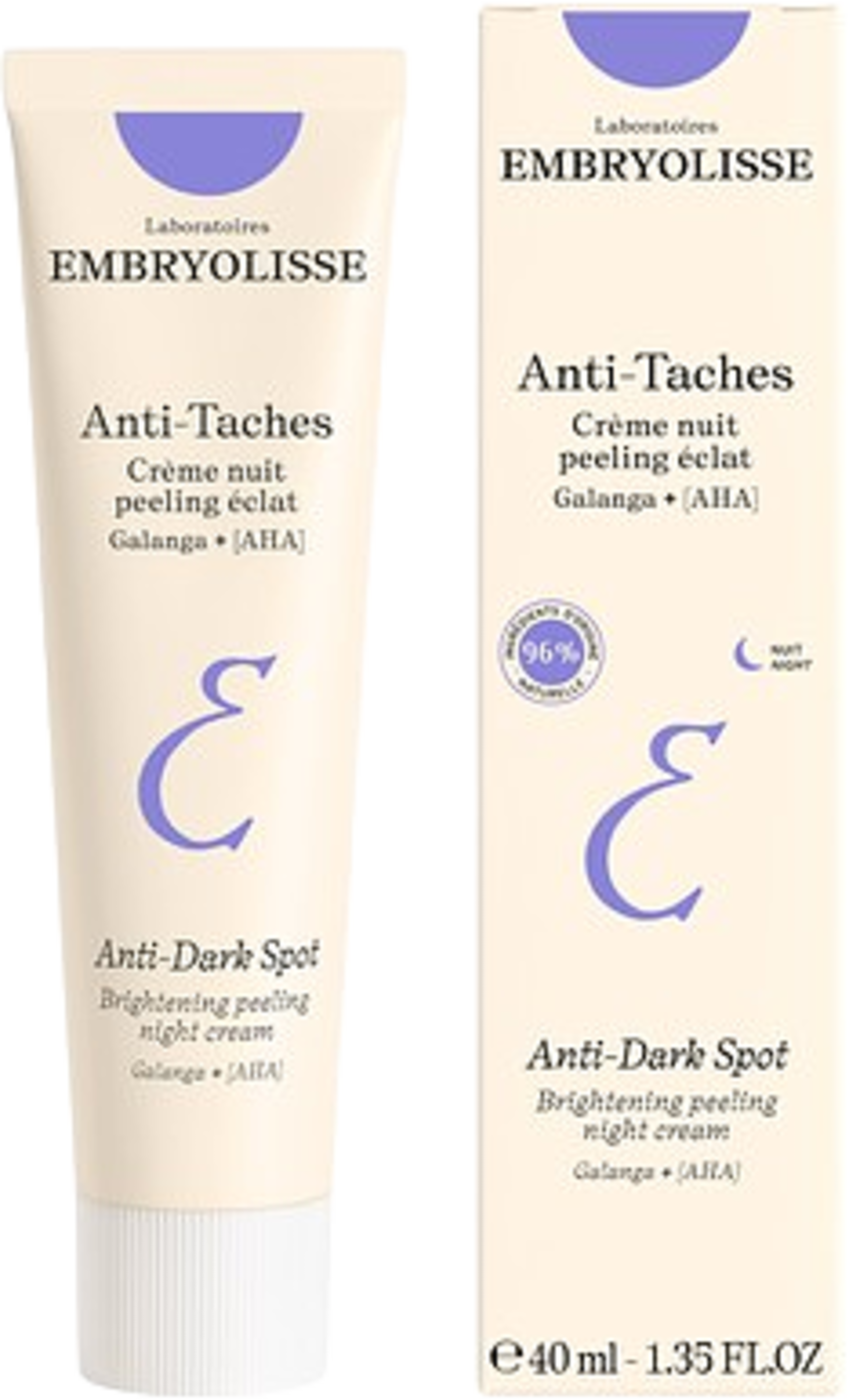 Brightening Dark Spot Night Peeling, från Embryolisse. Klicka för att öppna bilden i stort format