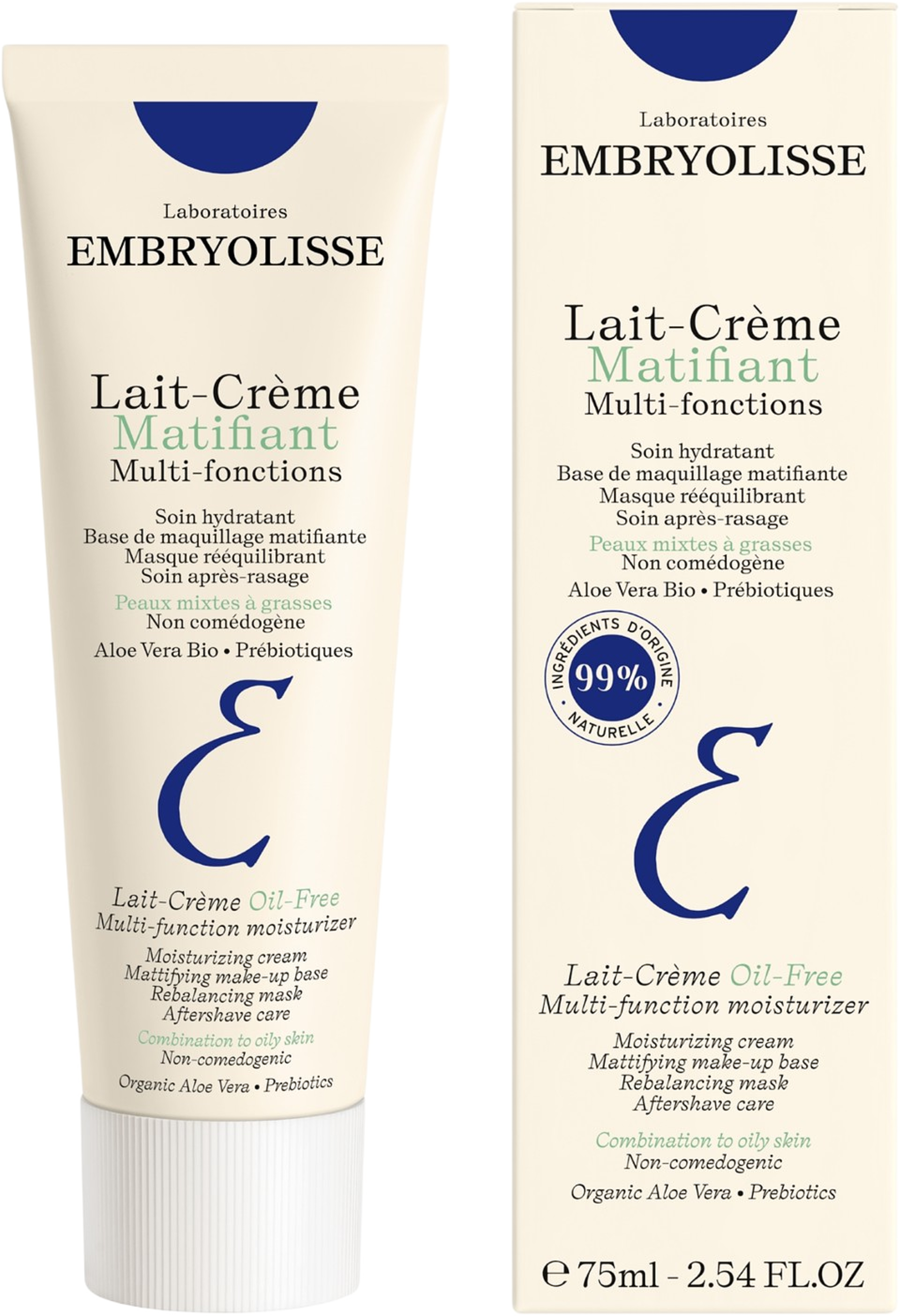 Lait Crème Matifiant Oil Free, från Embryolisse. Klicka för att öppna bilden i stort format