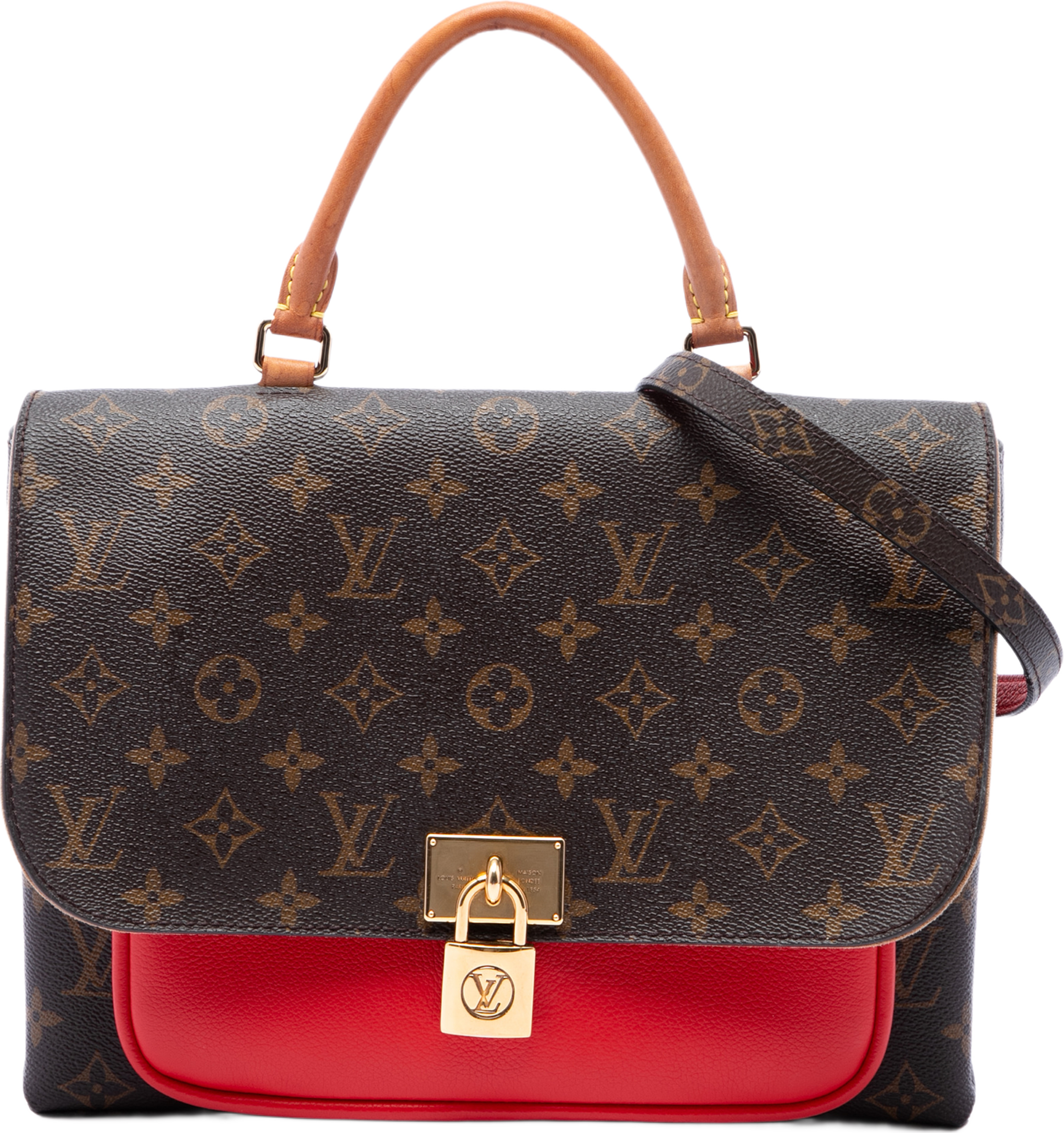 Louis Vuitton Monogram Marignan, från Luxclusif, i färgen brun. Klicka för att öppna bilden i stort format