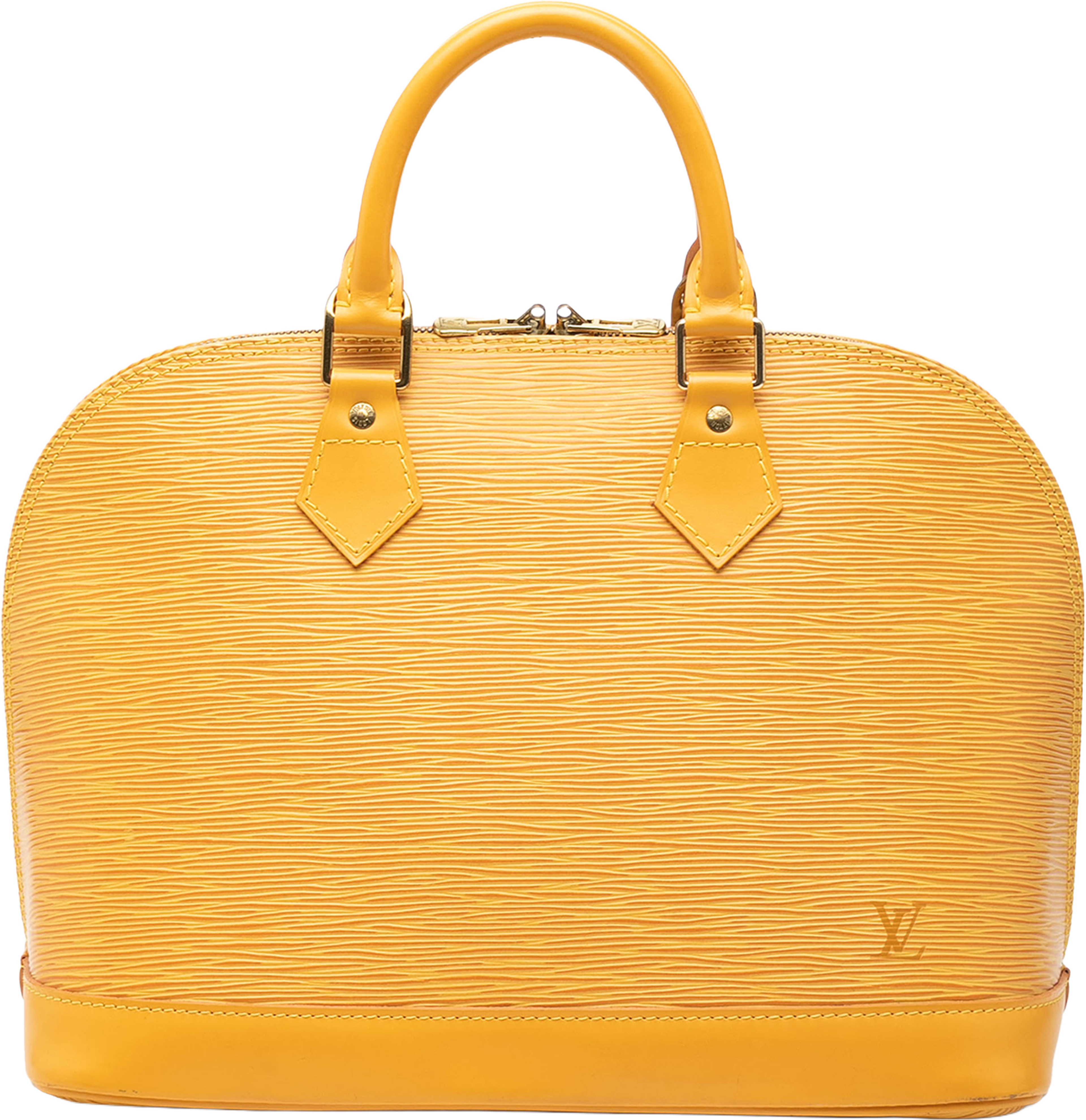 Louis Vuitton Epi Alma Pm, från Luxclusif, i färgen yellow. Klicka för att öppna bilden i stort format