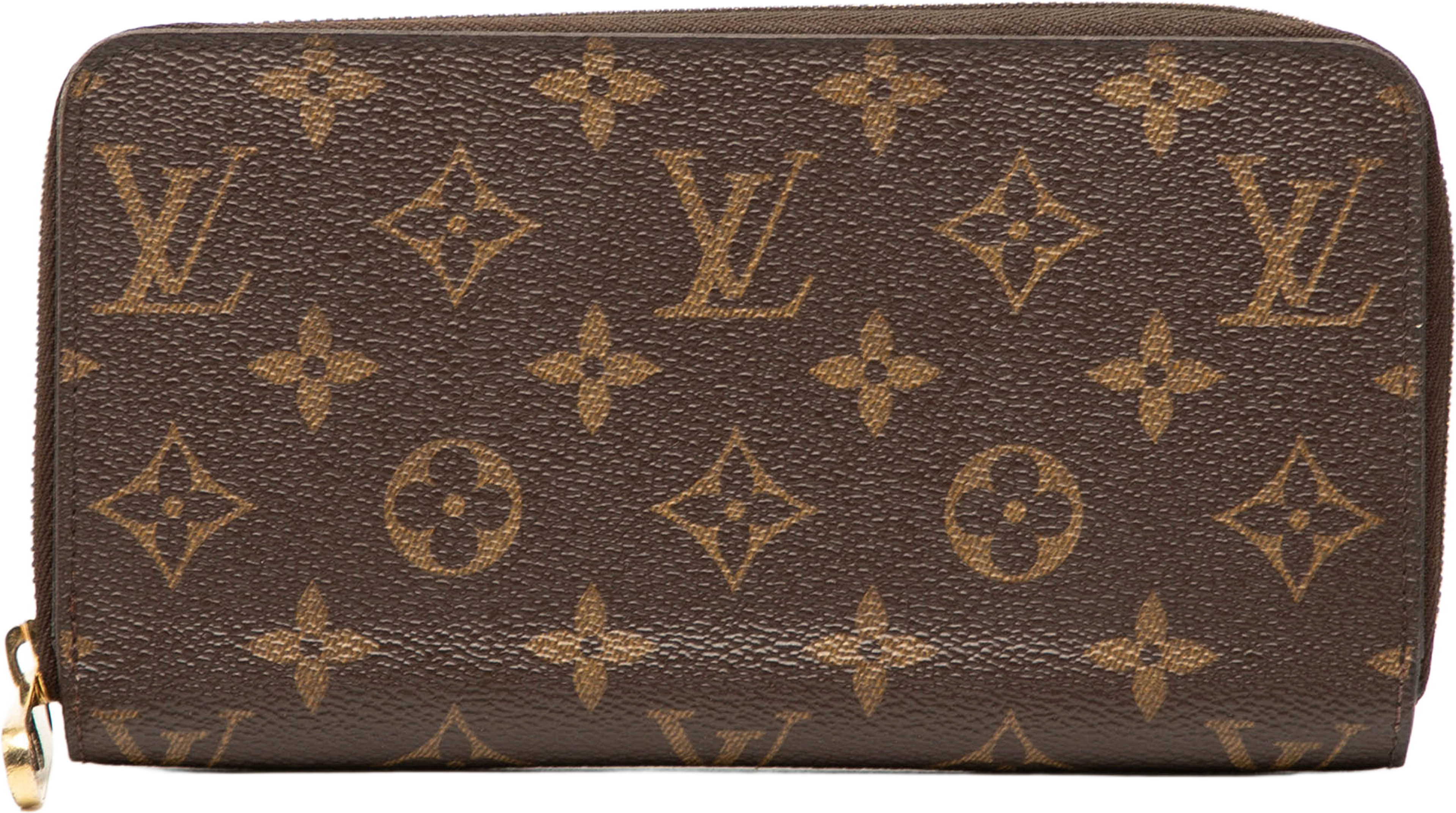 Louis Vuitton Monogram Zippy Long Wallet, från Luxclusif, i färgen brown. Klicka för att öppna bilden i stort format