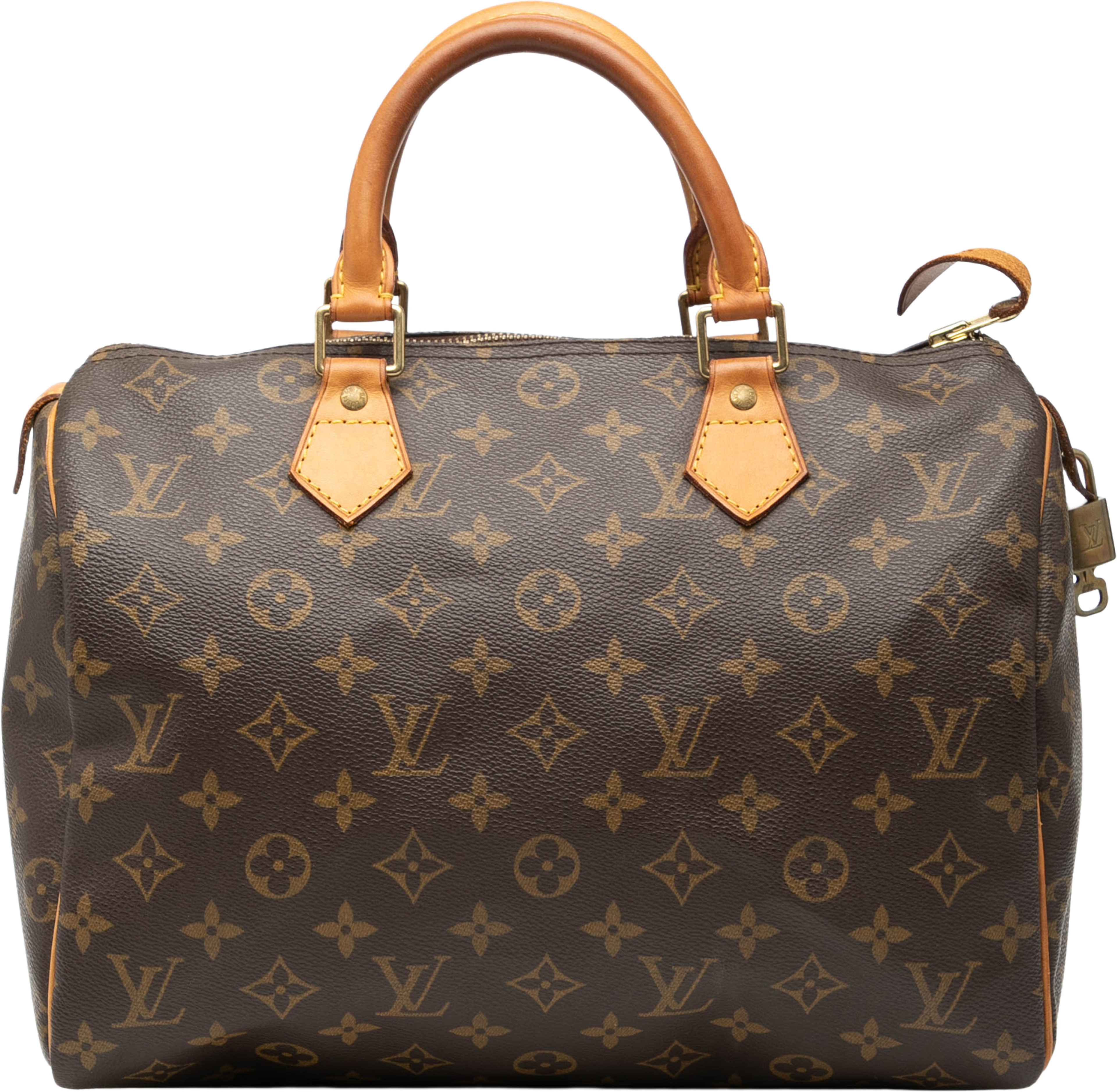 Louis Vuitton Monogram Speedy 30, från Luxclusif, i färgen brown. Klicka för att öppna bilden i stort format