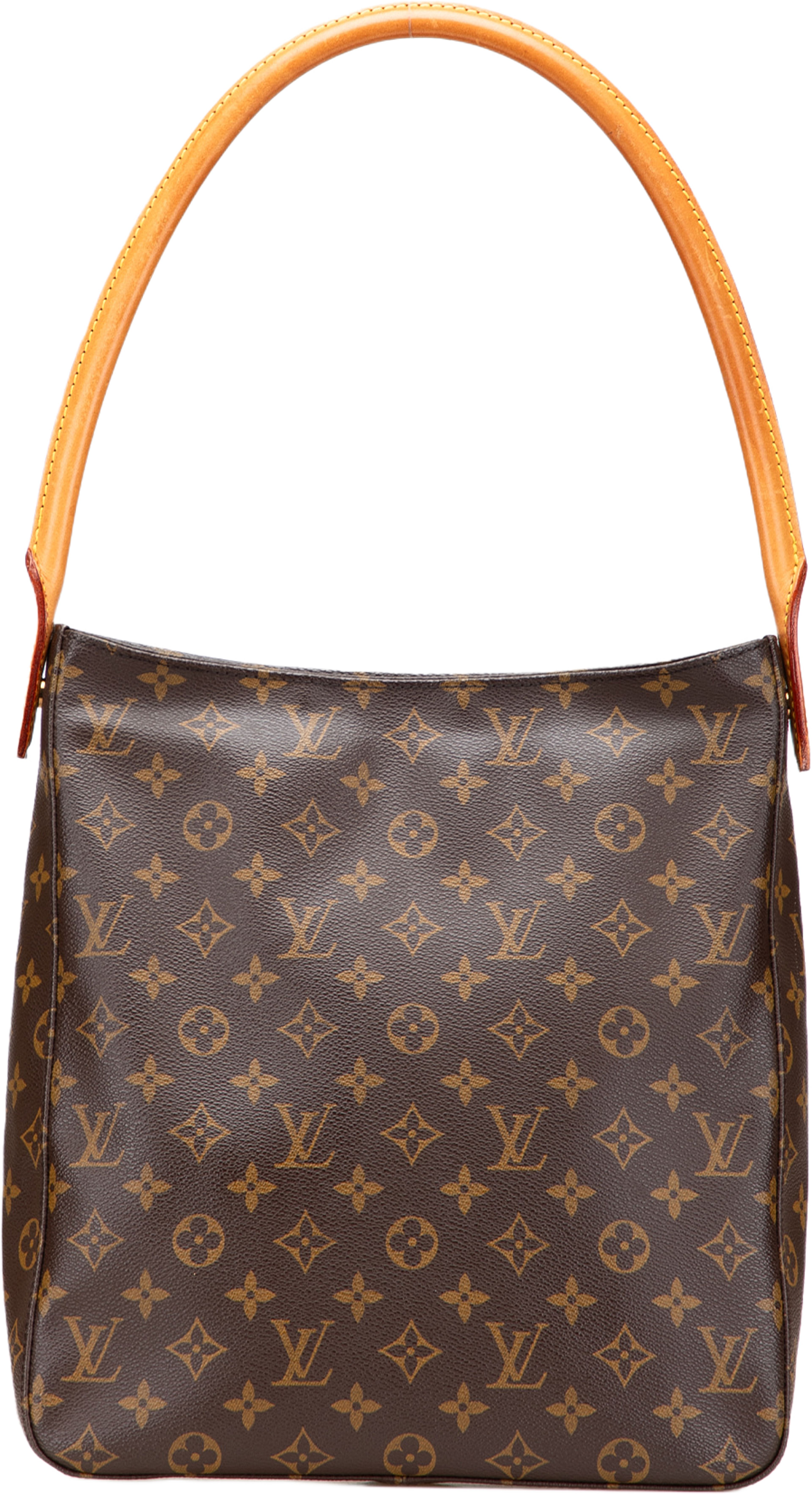 Louis Vuitton Monogram Looping Gm, från Luxclusif, i färgen brown. Klicka för att öppna bilden i stort format