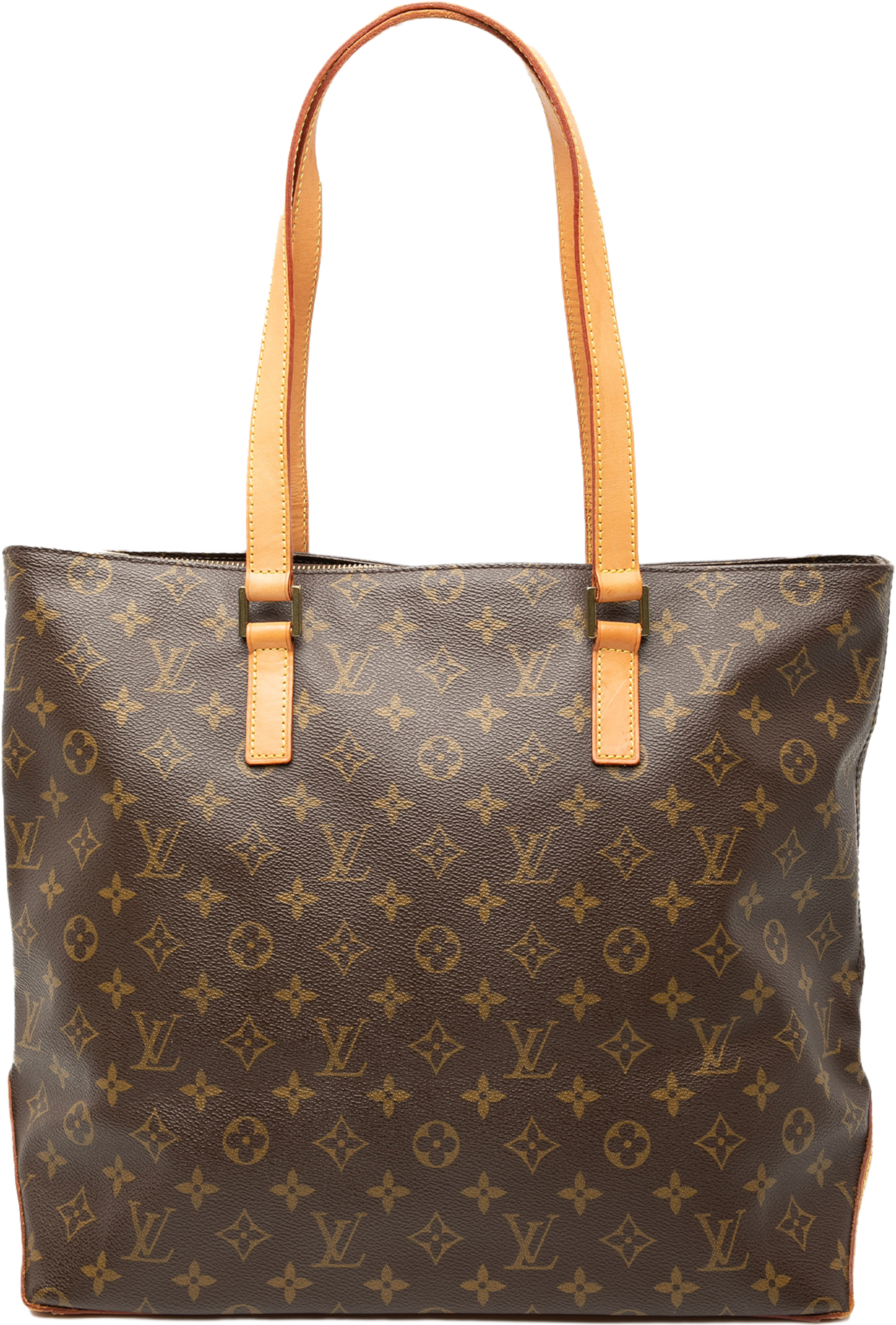 Louis Vuitton Monogram Cabas Mezzo, från Luxclusif, i färgen brown. Klicka för att öppna bilden i stort format