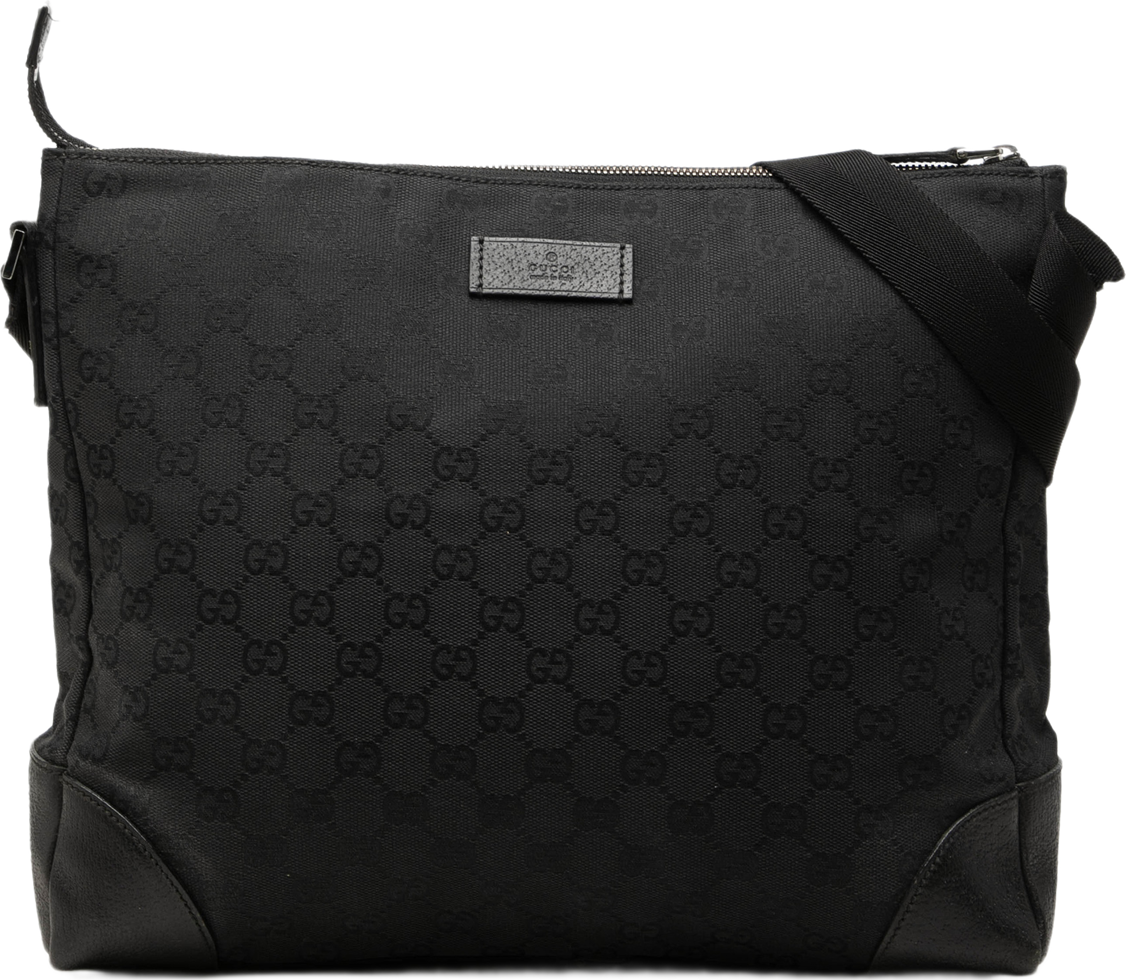 Gucci Gg Canvas Joy Messenger Bag, från Luxclusif, i färgen svart. Klicka för att öppna bilden i stort format