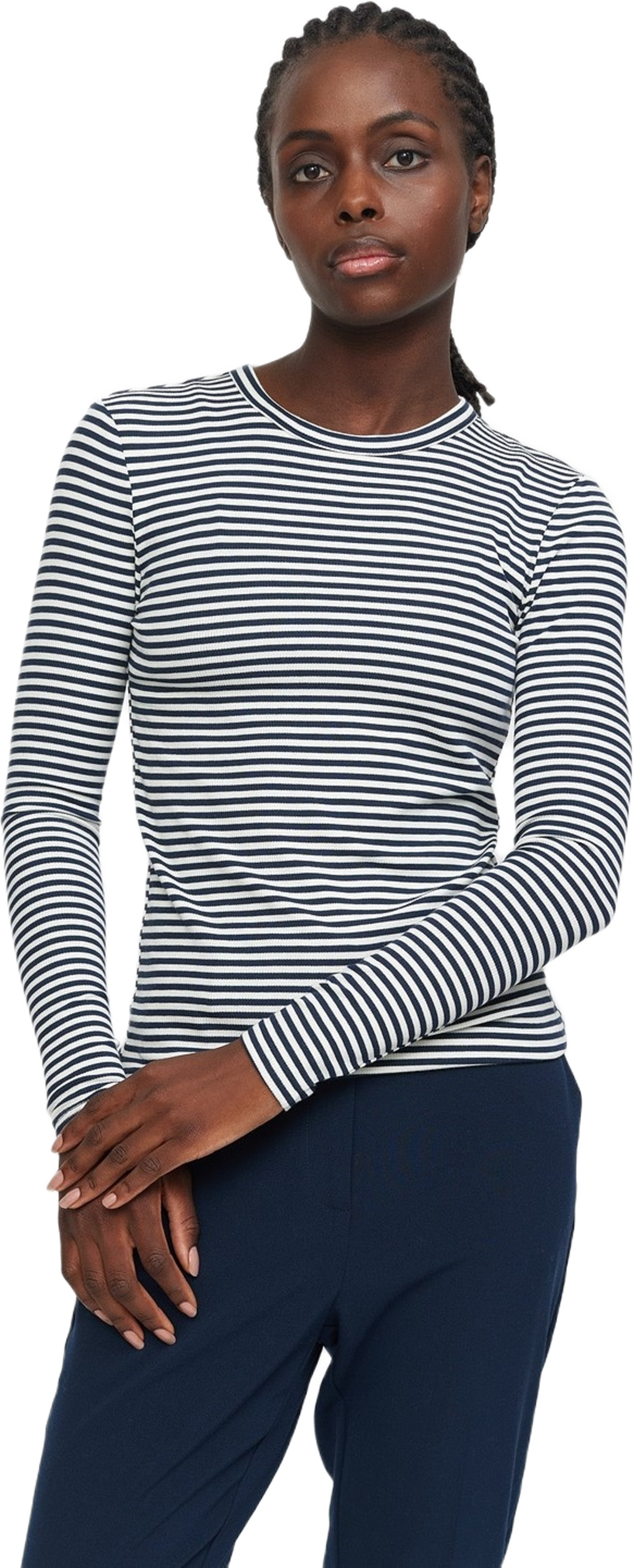 Srfenja Stripe O-neck Top