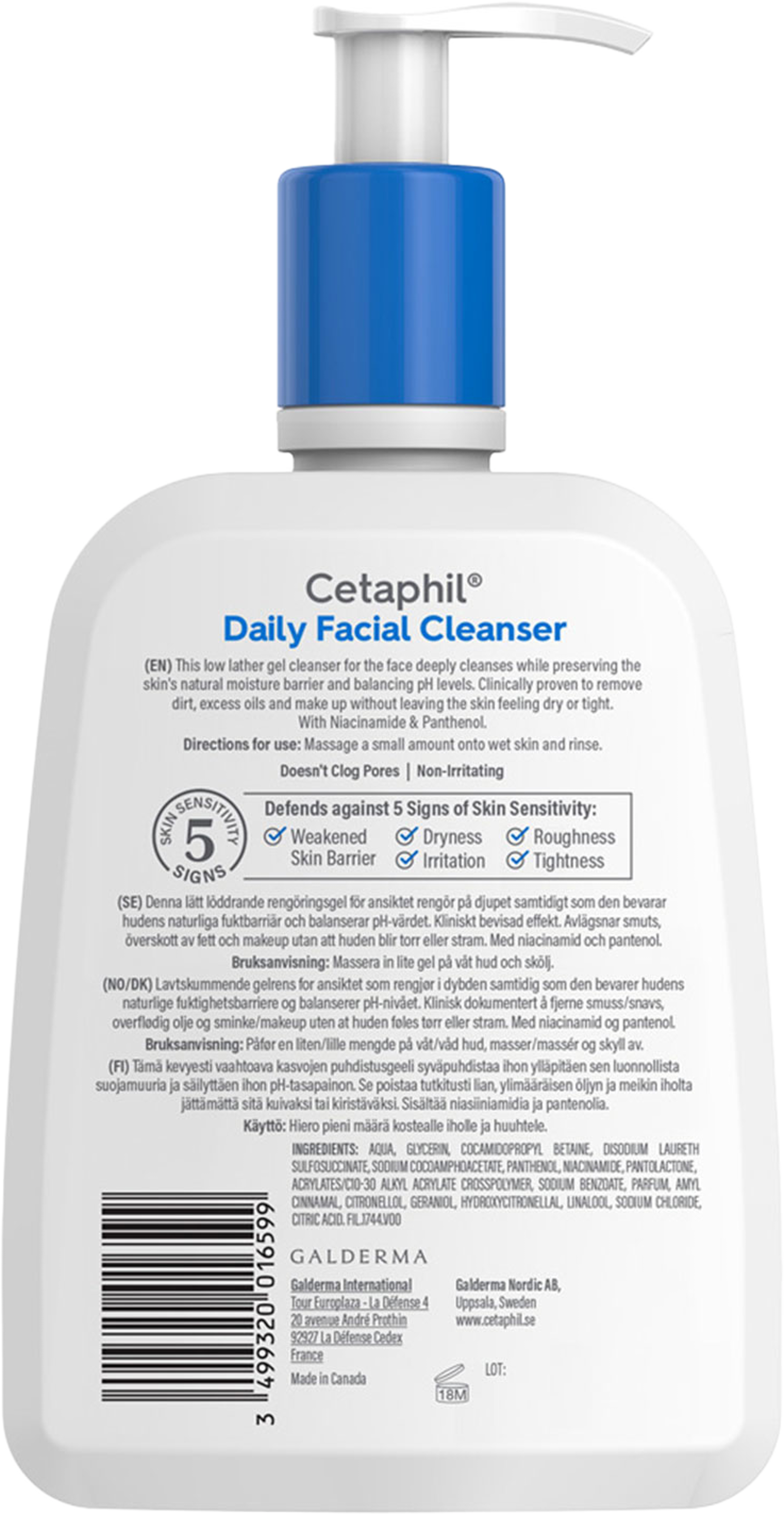 Daily Facial Cleanser, från Cetaphil. Klicka för att öppna bilden i stort format