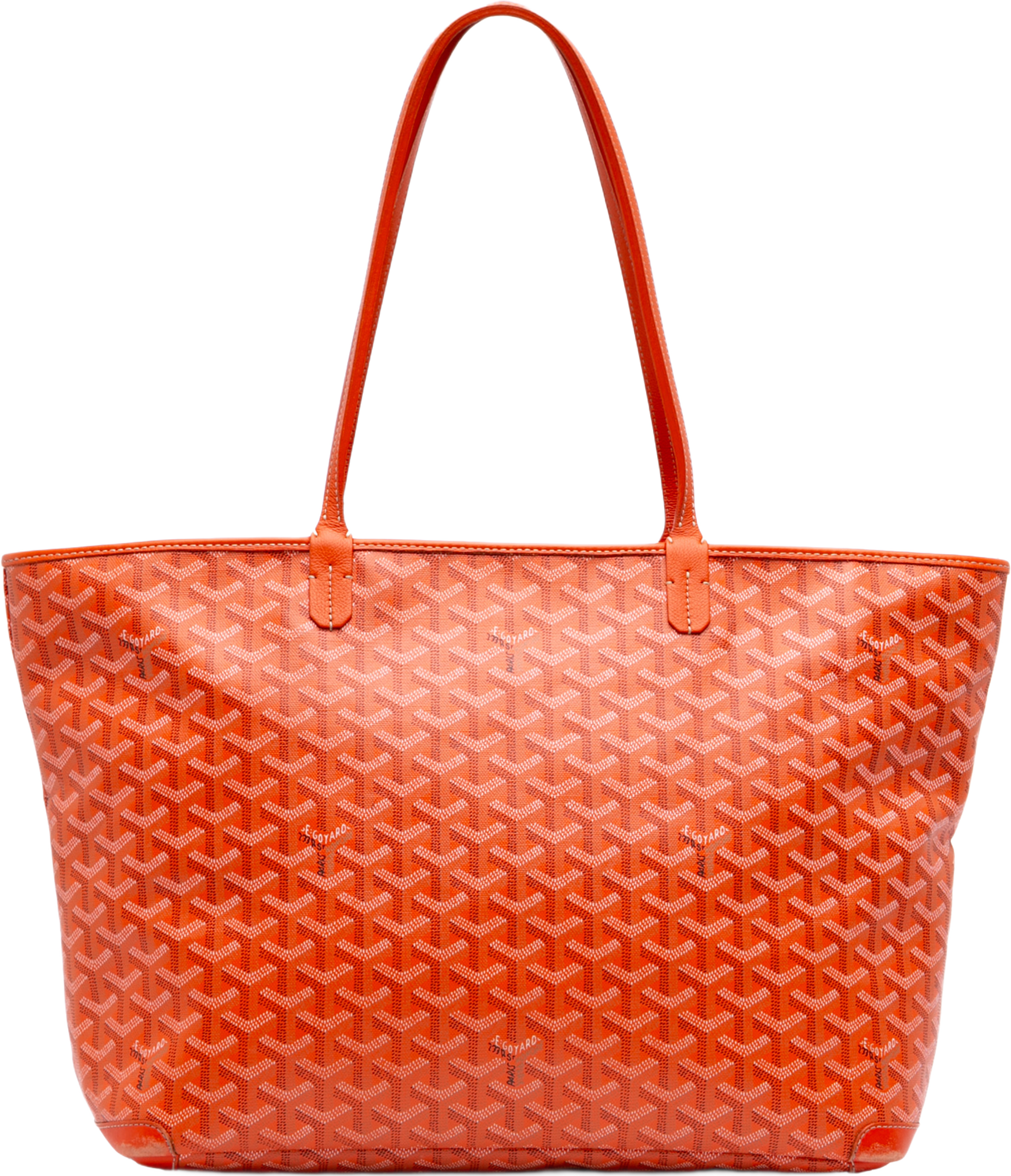 Goyard Goyardine Artois Mm, från Luxclusif, i färgen orange. Klicka för att öppna bilden i stort format