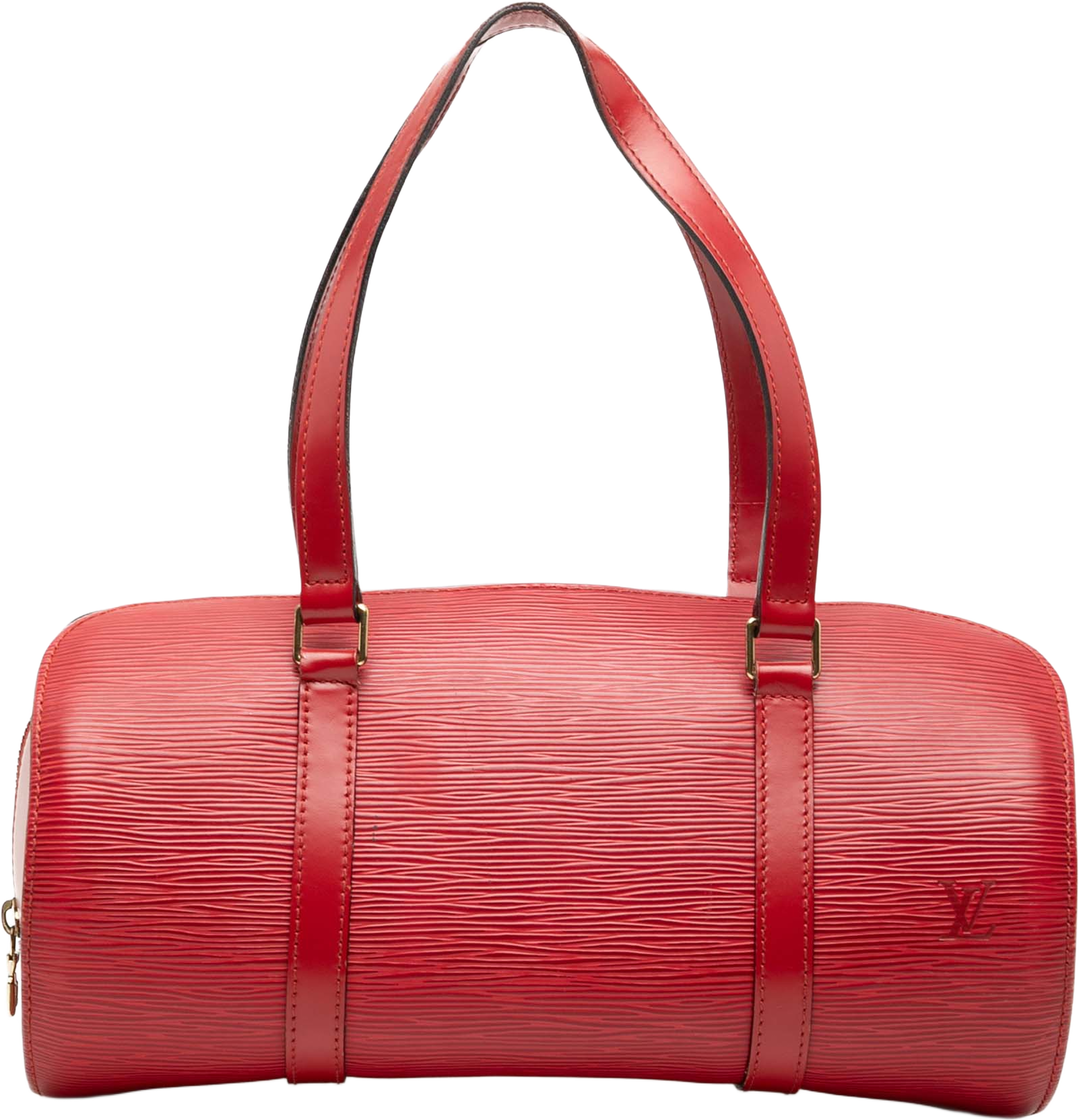 Louis Vuitton Epi Soufflot, från Luxclusif, i färgen red. Klicka för att öppna bilden i stort format