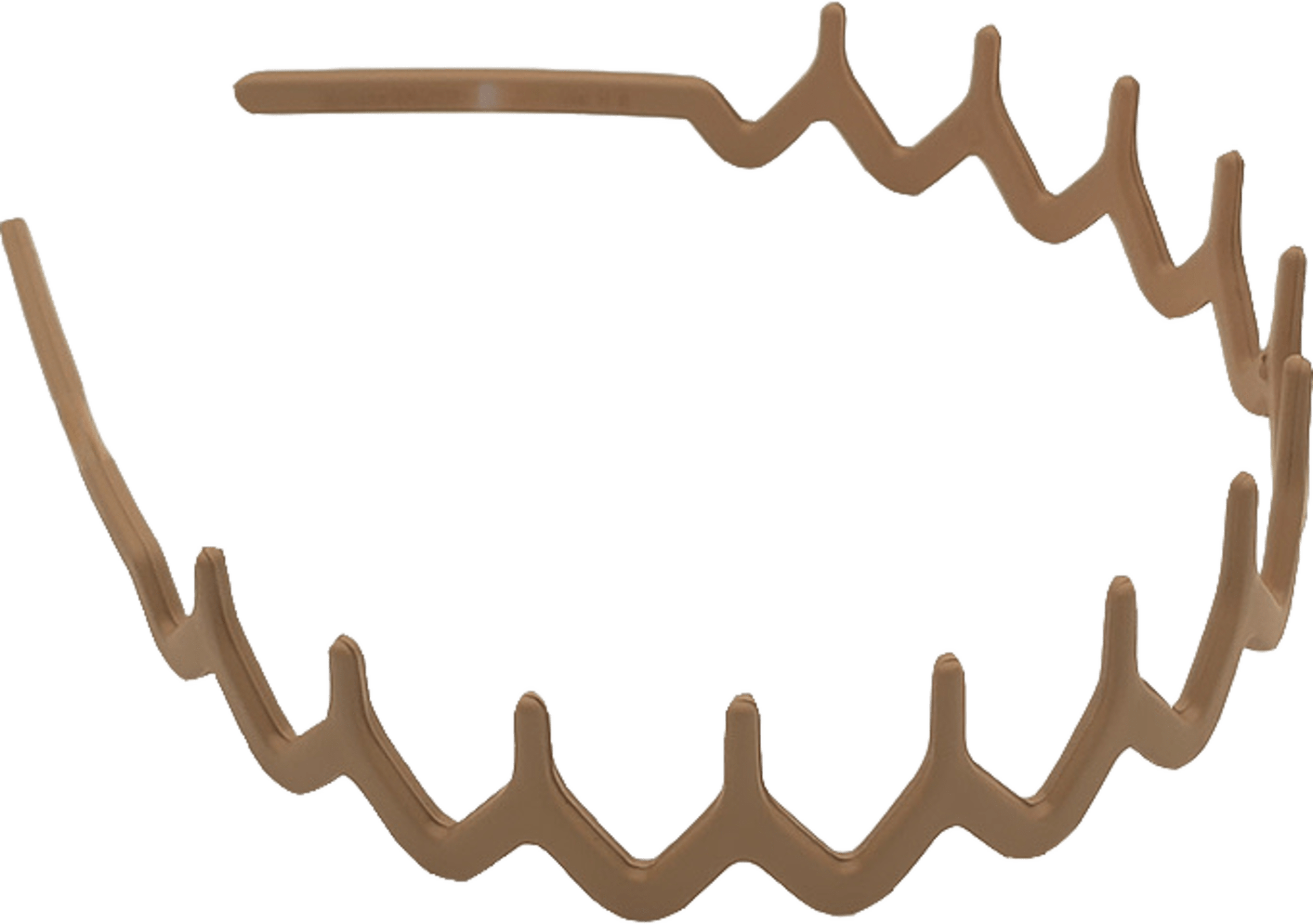 Diadem Med Piggar I Matt Finish, från Complement, i färgen beige. Klicka för att öppna bilden i stort format