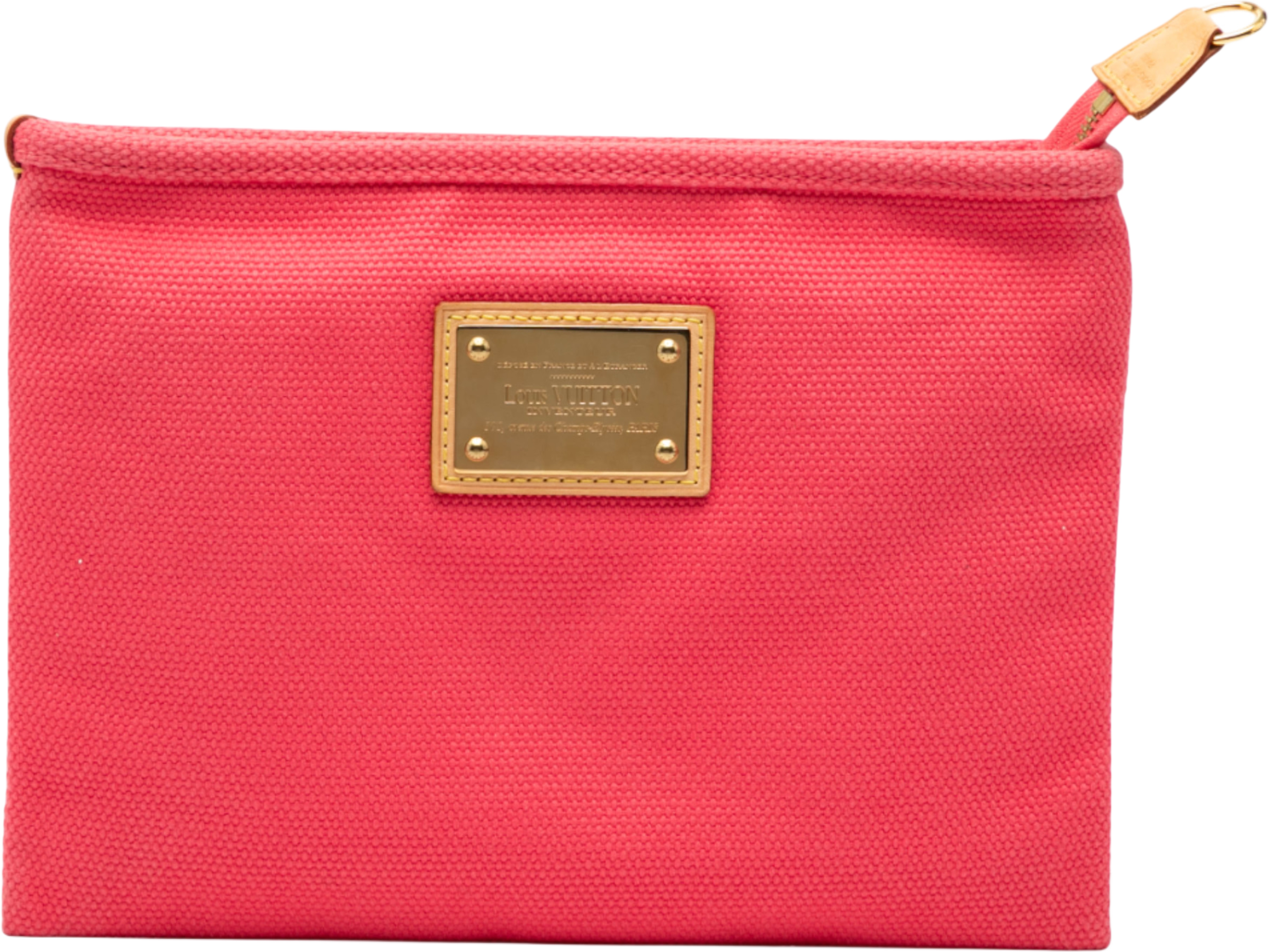 Louis Vuitton Antigua Pochette Plat Pm Pouch, från Luxclusif, i färgen pink. Klicka för att öppna bilden i stort format