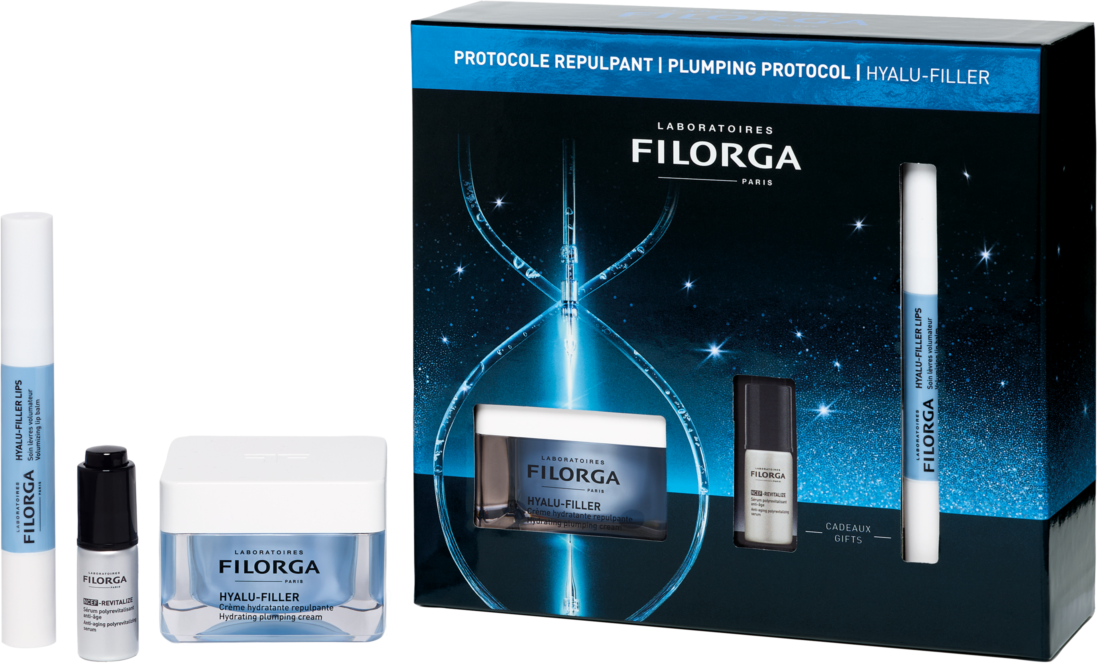 Gift Set Hyalu 2025, från FILORGA. Klicka för att öppna bilden i stort format