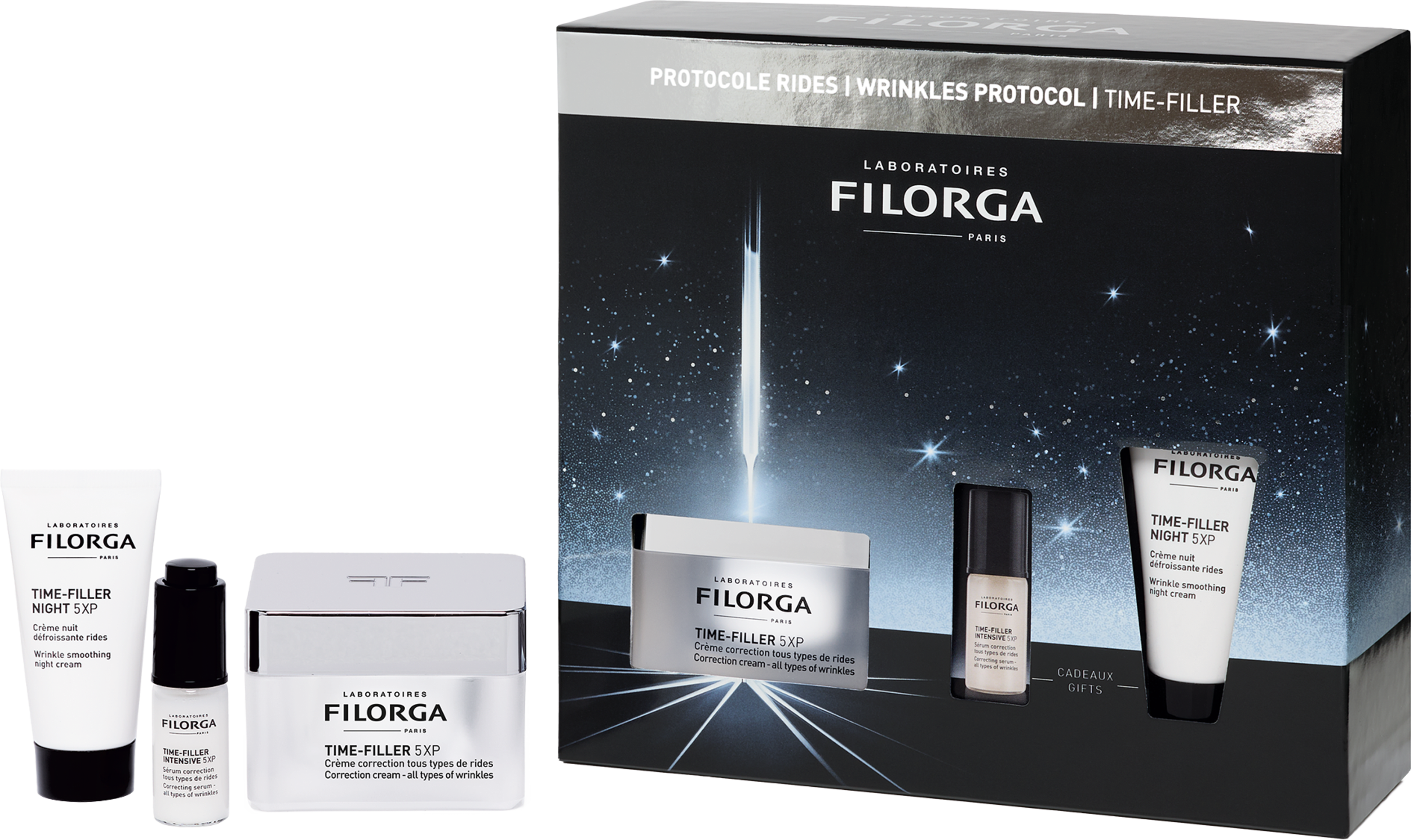 Gift Set Time 2025, från FILORGA. Klicka för att öppna bilden i stort format