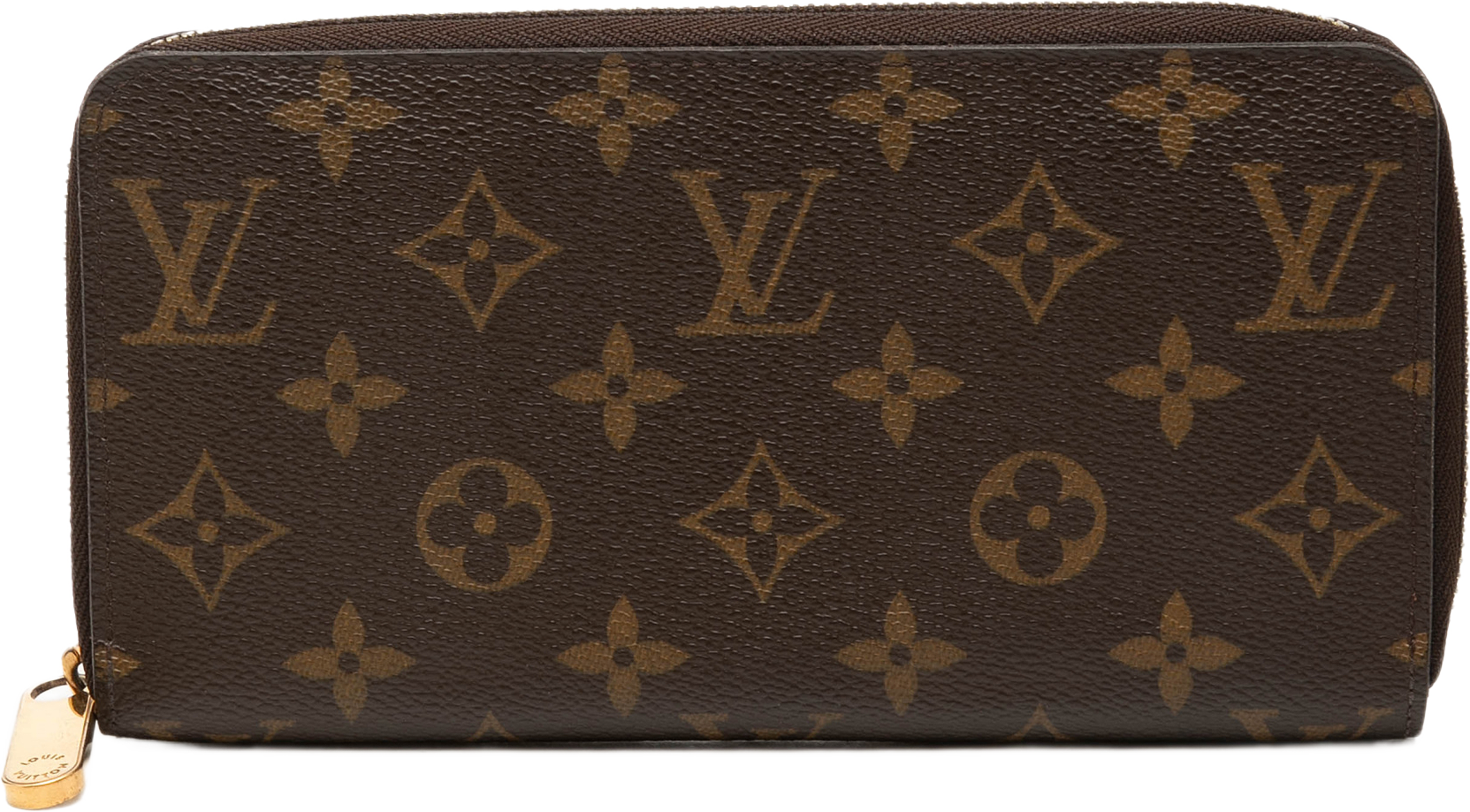 Louis Vuitton Monogram Zippy Long Wallet, från Luxclusif, i färgen brun. Klicka för att öppna bilden i stort format